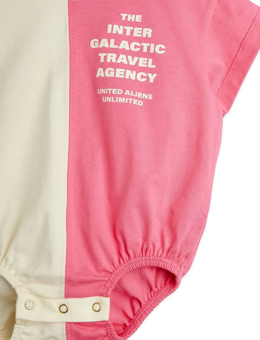 Mini Rodini - Travel agency split color sp ss body - kortærmede heldragter - multi - 3