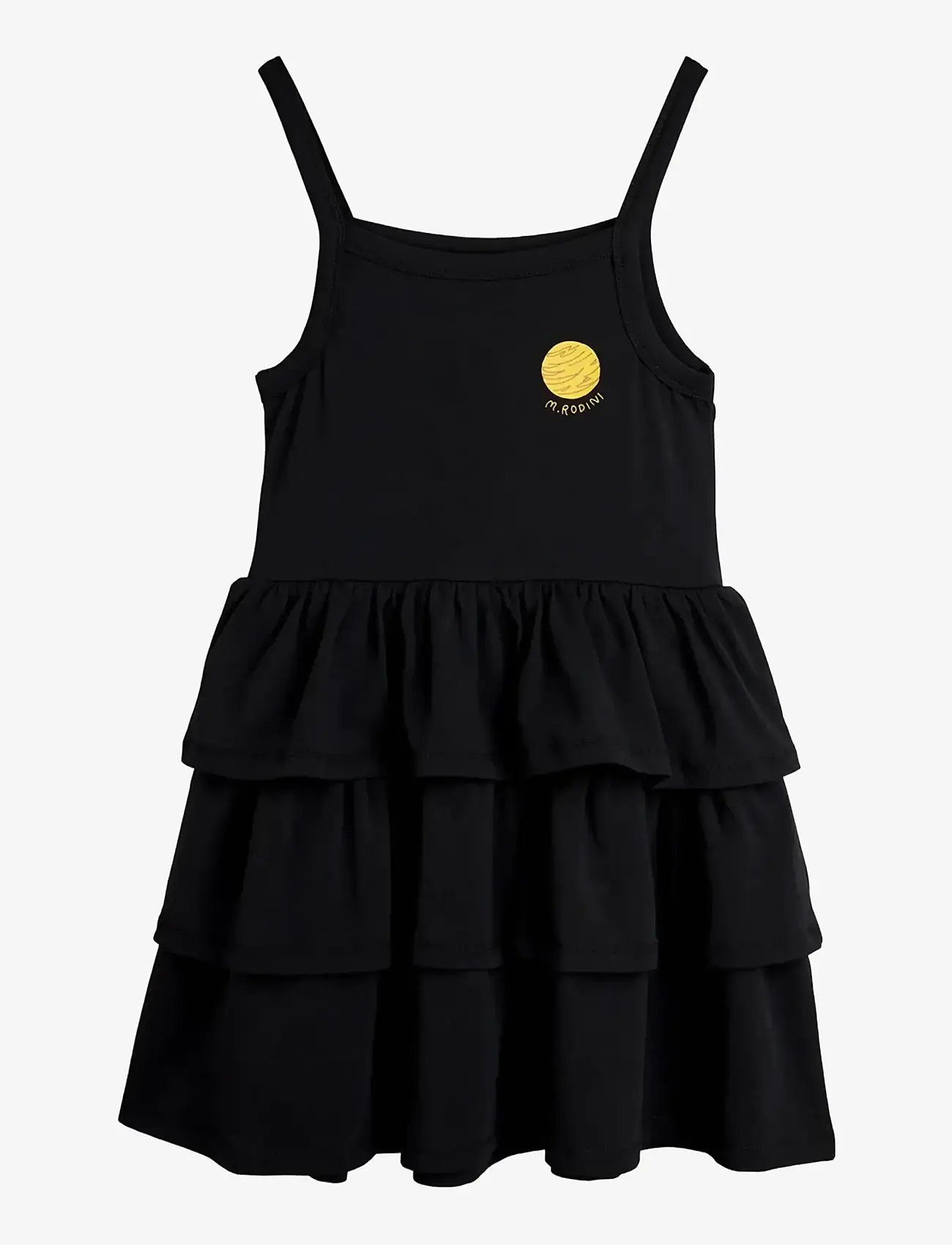 Mini Rodini - Planet sp tank dress - sleeveless baby dresses - black - 0