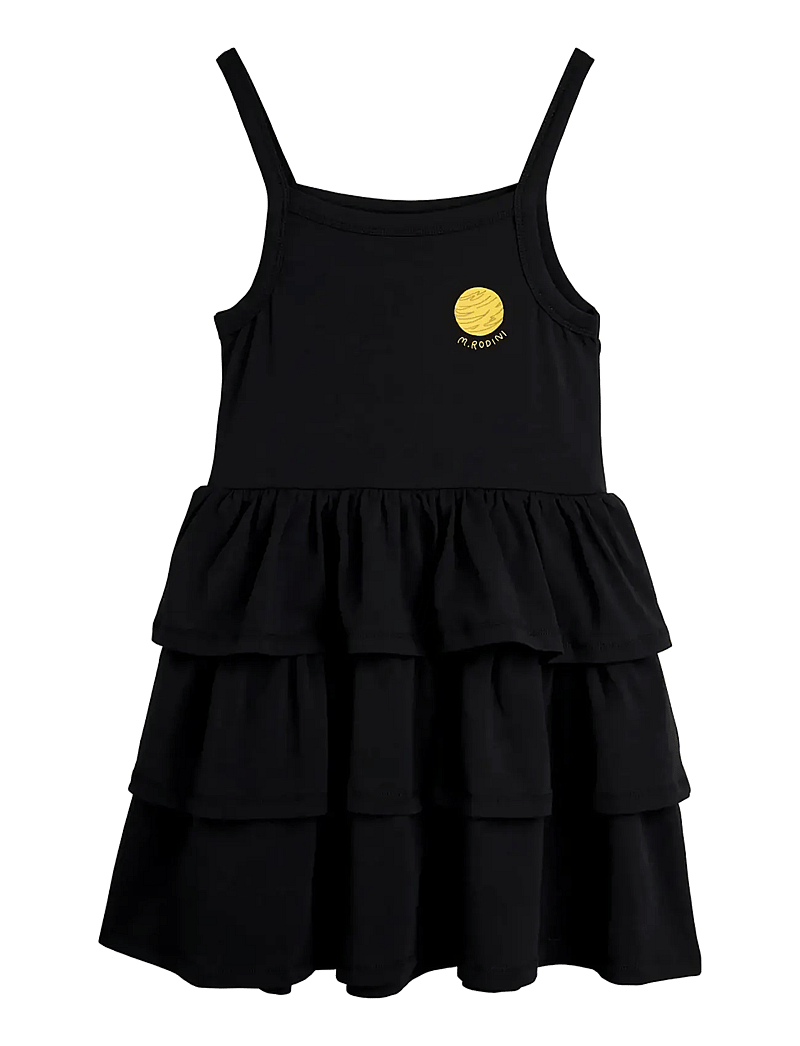 Mini Rodini - Planet sp tank dress - sleeveless baby dresses - black - 0
