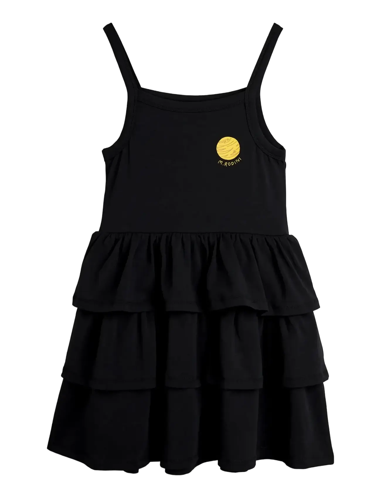 Mini Rodini Planet sp tank dress - Kjoler & Nederdele - BLACK / black