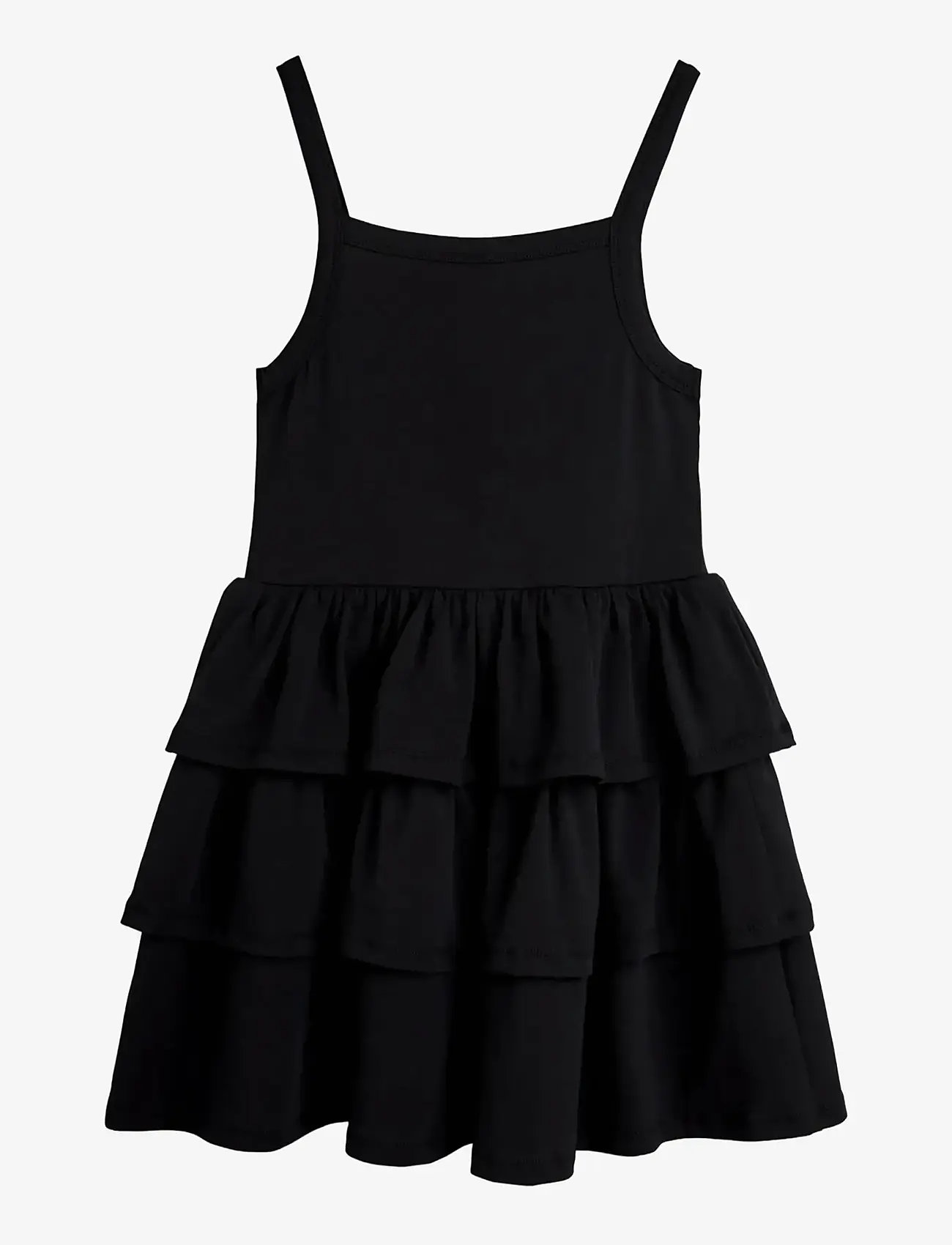 Mini Rodini - Planet sp tank dress - sleeveless baby dresses - black - 1