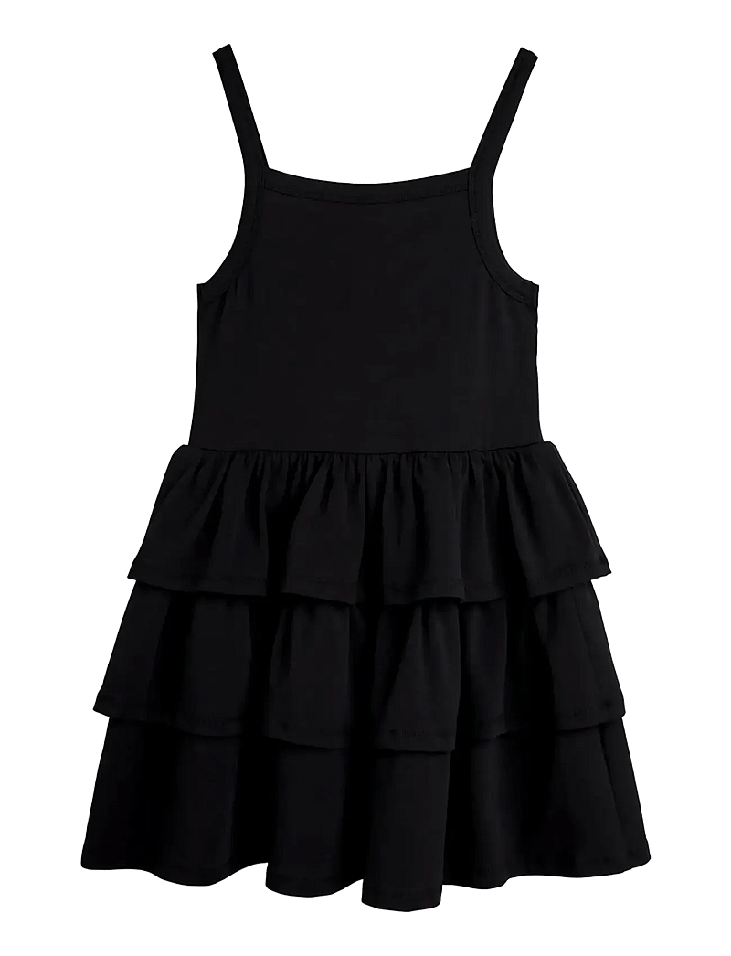 Mini Rodini - Planet sp tank dress - sleeveless baby dresses - black - 1