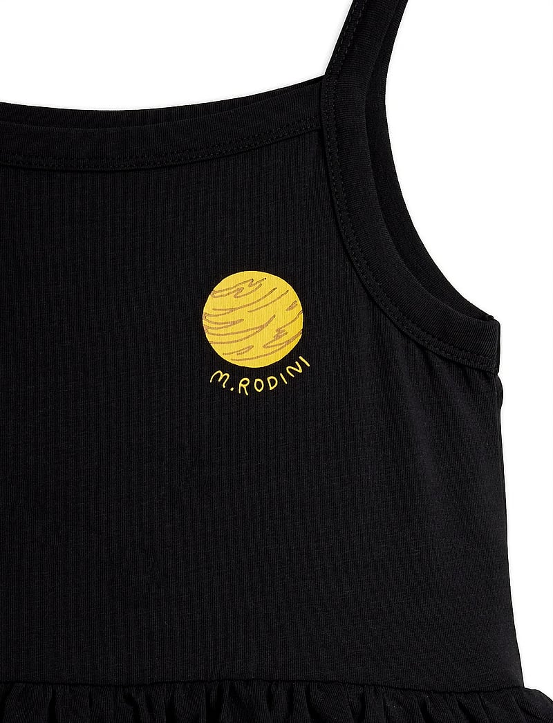 Mini Rodini - Planet sp tank dress - sleeveless baby dresses - black - 2