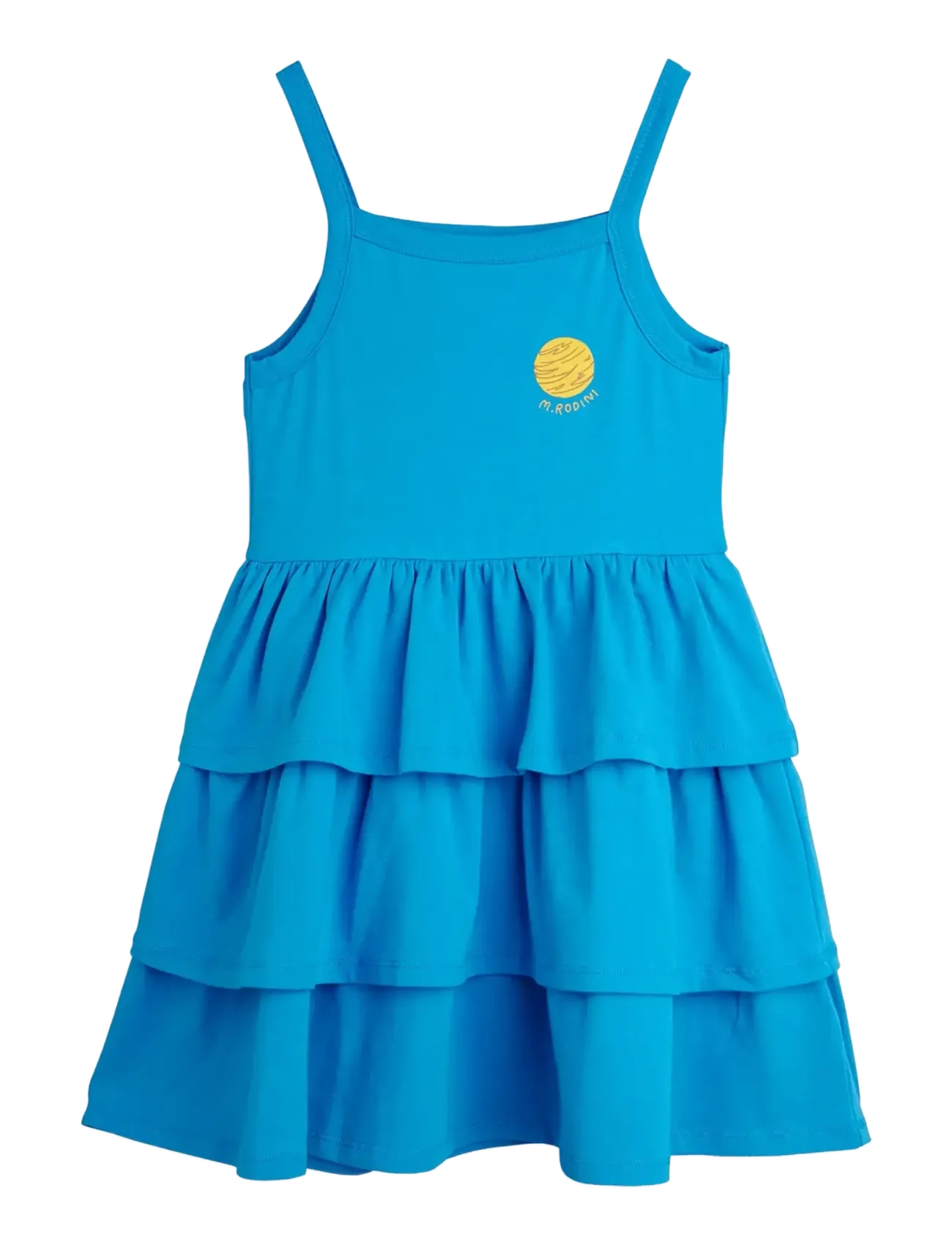 Mini Rodini Planet sp tank dress - Kjoler & Nederdele - BLUE / blue
