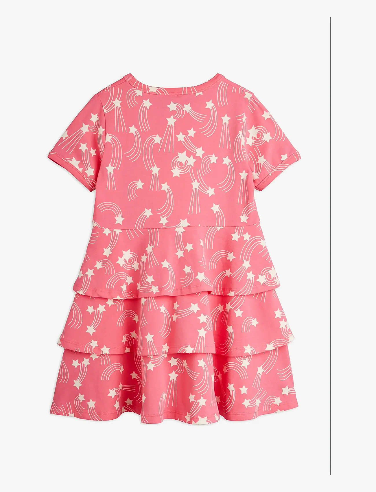 Mini Rodini - Starfall aop ss dress - kurzärmelige babykleider - pink - 2