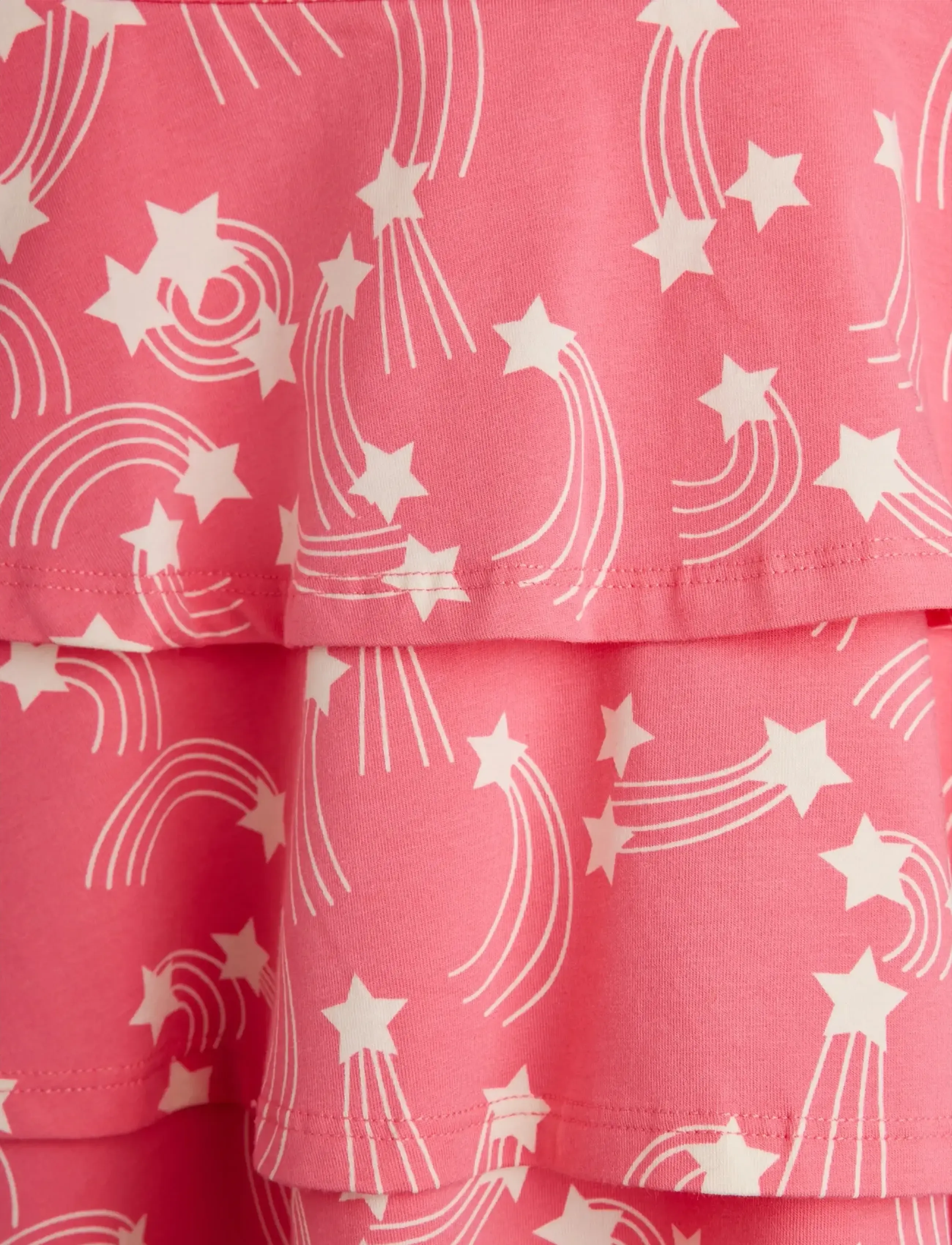 Mini Rodini - Starfall aop ss dress - kurzärmelige babykleider - pink - 3