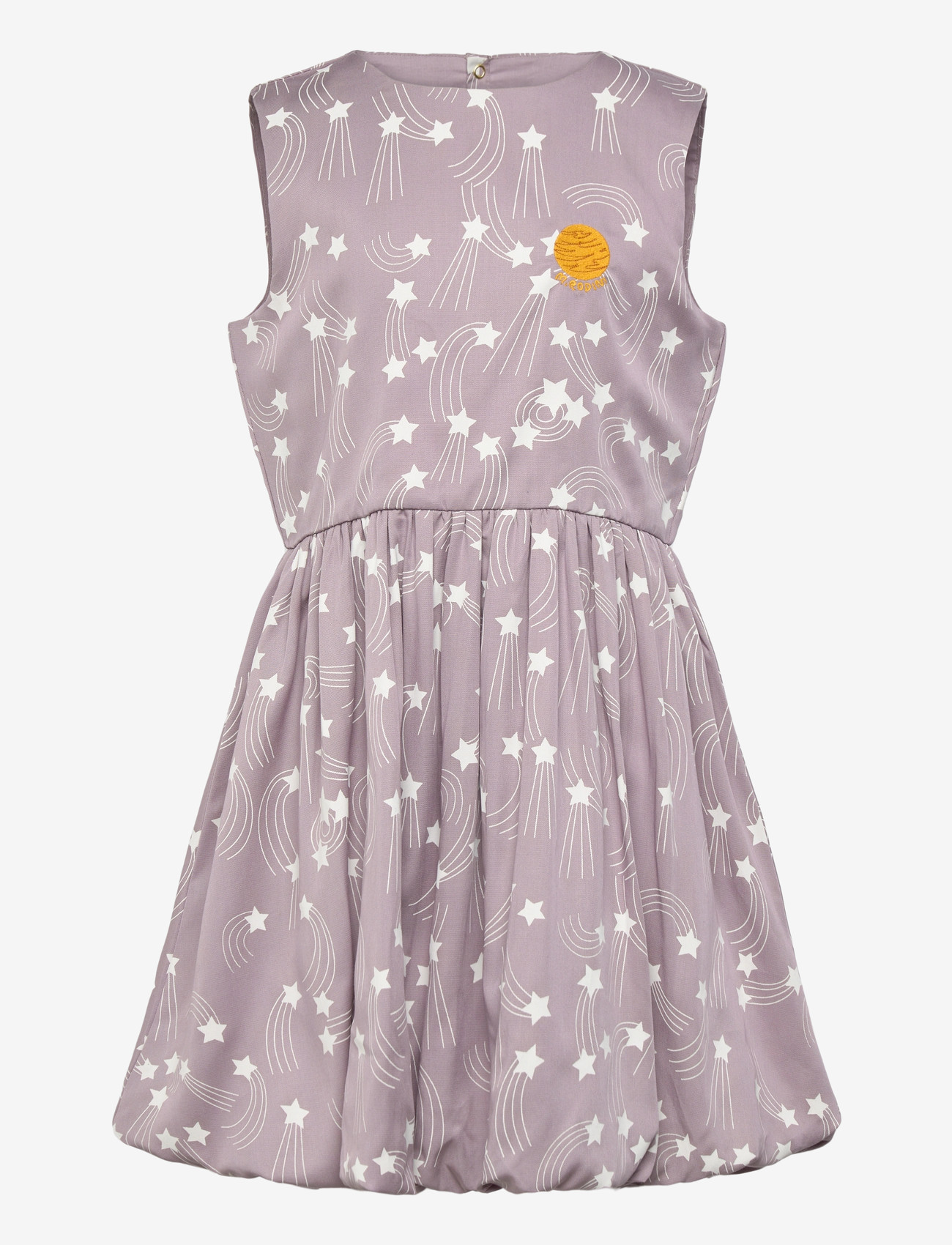 Mini Rodini - Starfall aop woven dress - Ärmellose babykleider - purple - 1