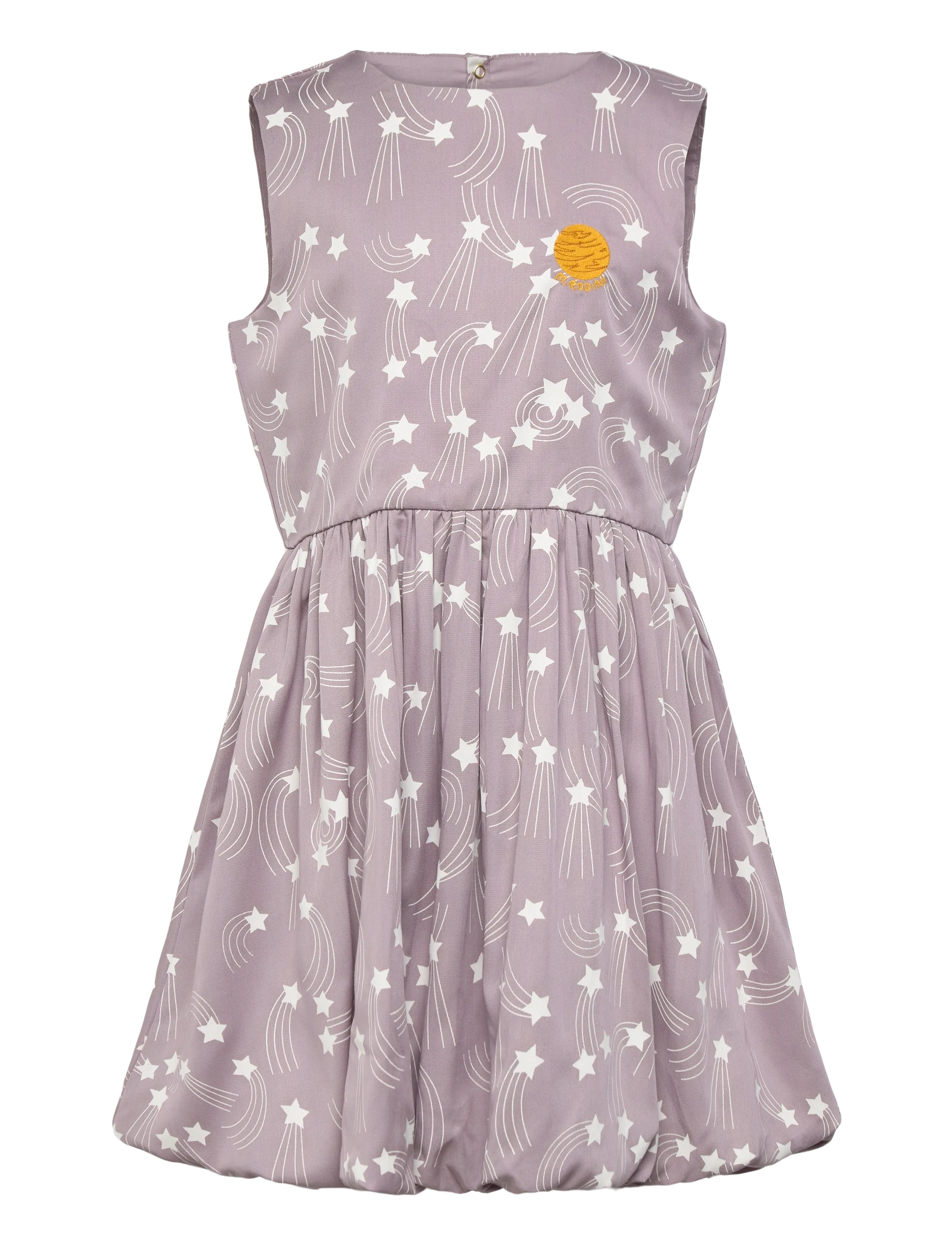 Mini Rodini Starfall aop woven dress - Lapsed 98–134 - PURPLE / purple
