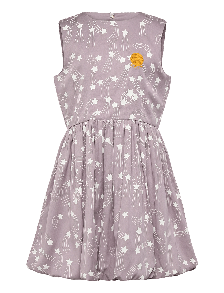 Mini Rodini - Starfall aop woven dress - baby-kjoler uten ermer - purple - 1