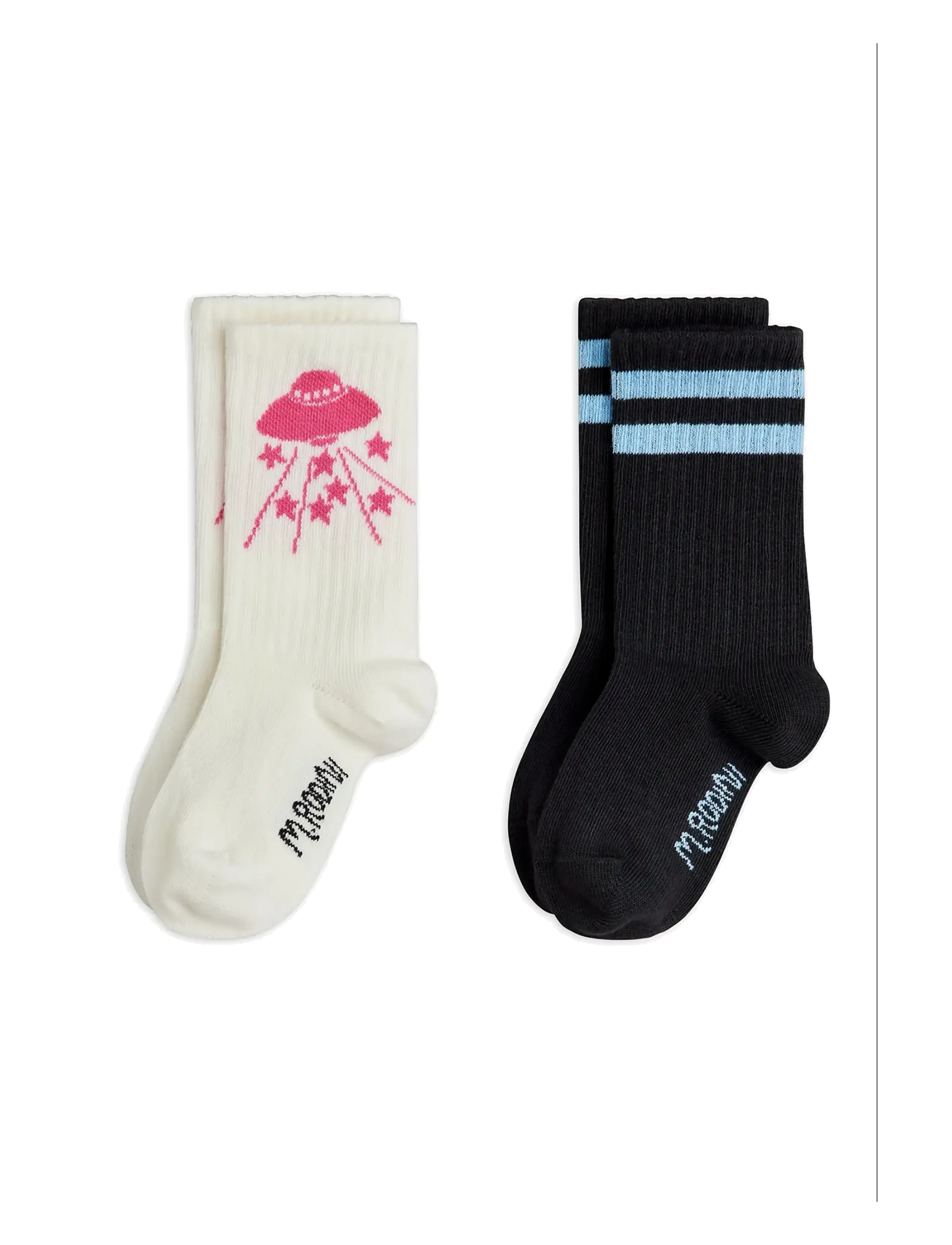 Mini Rodini - Ufo 2-pack baby socks - sokid - multi - 1