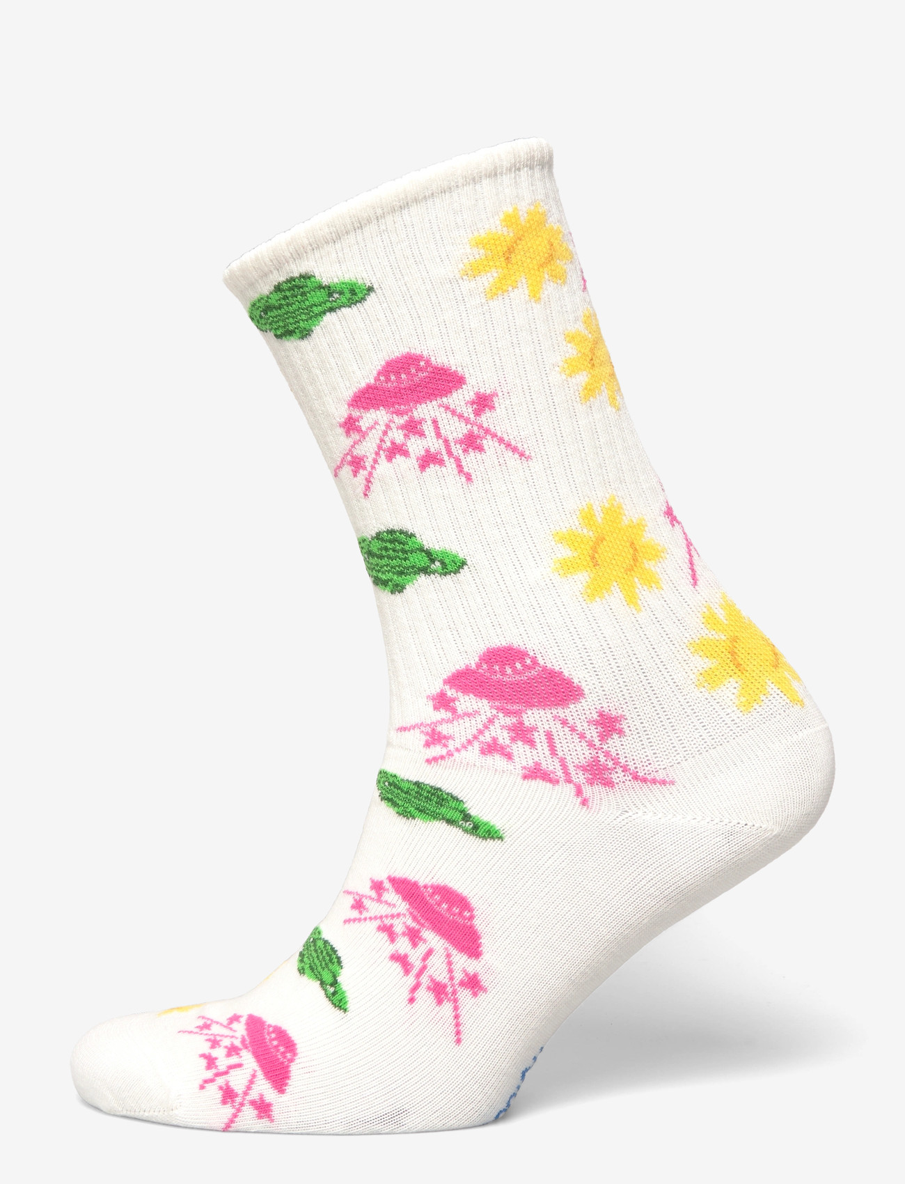 Mini Rodini - Space 1-pack socks - strømper - off-white - 0