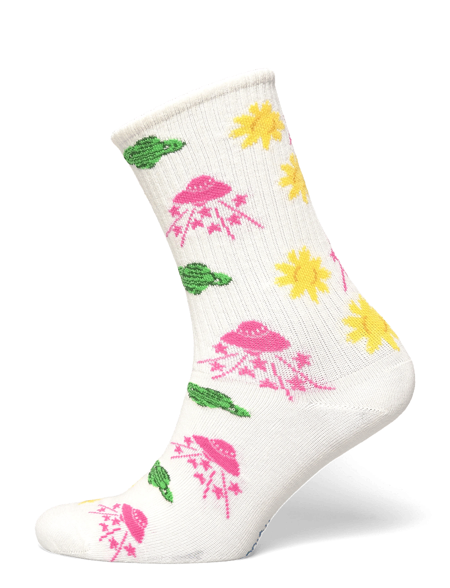 Mini Rodini - Space 1-pack socks - sokid - off-white - 0
