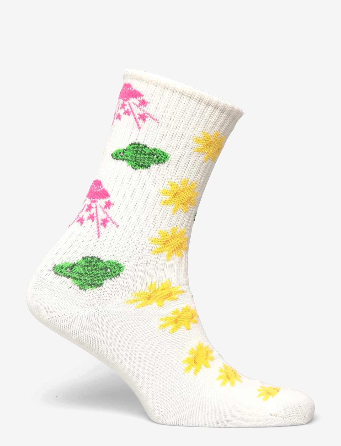 Mini Rodini - Space 1-pack socks - strømper - off-white - 1