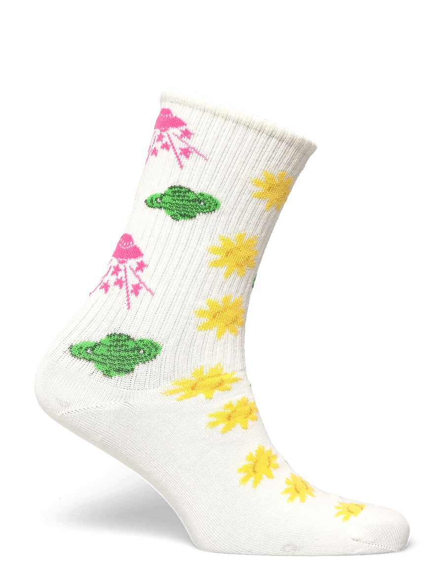 Mini Rodini - Space 1-pack socks - sokid - off-white - 1