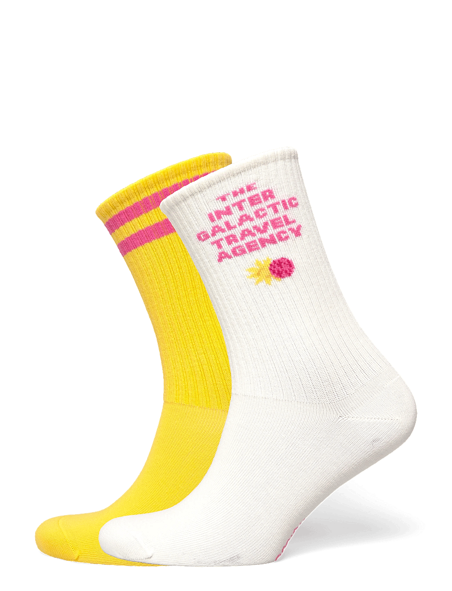 Mini Rodini - Intergalactic 2-pack socks - kojinės - multi - 0