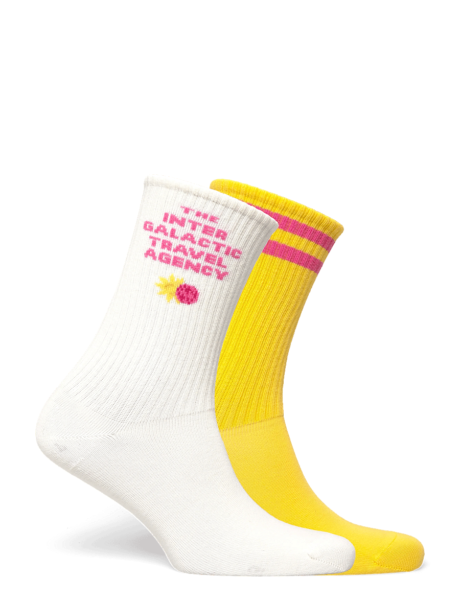 Mini Rodini - Intergalactic 2-pack socks - kojinės - multi - 1