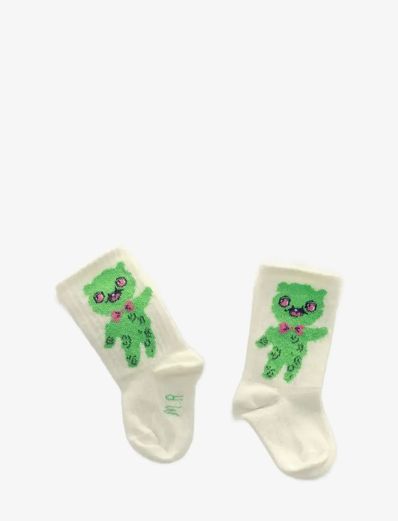 Mini Rodini - Alien 2-pack socks - baby socks - off-white - 1