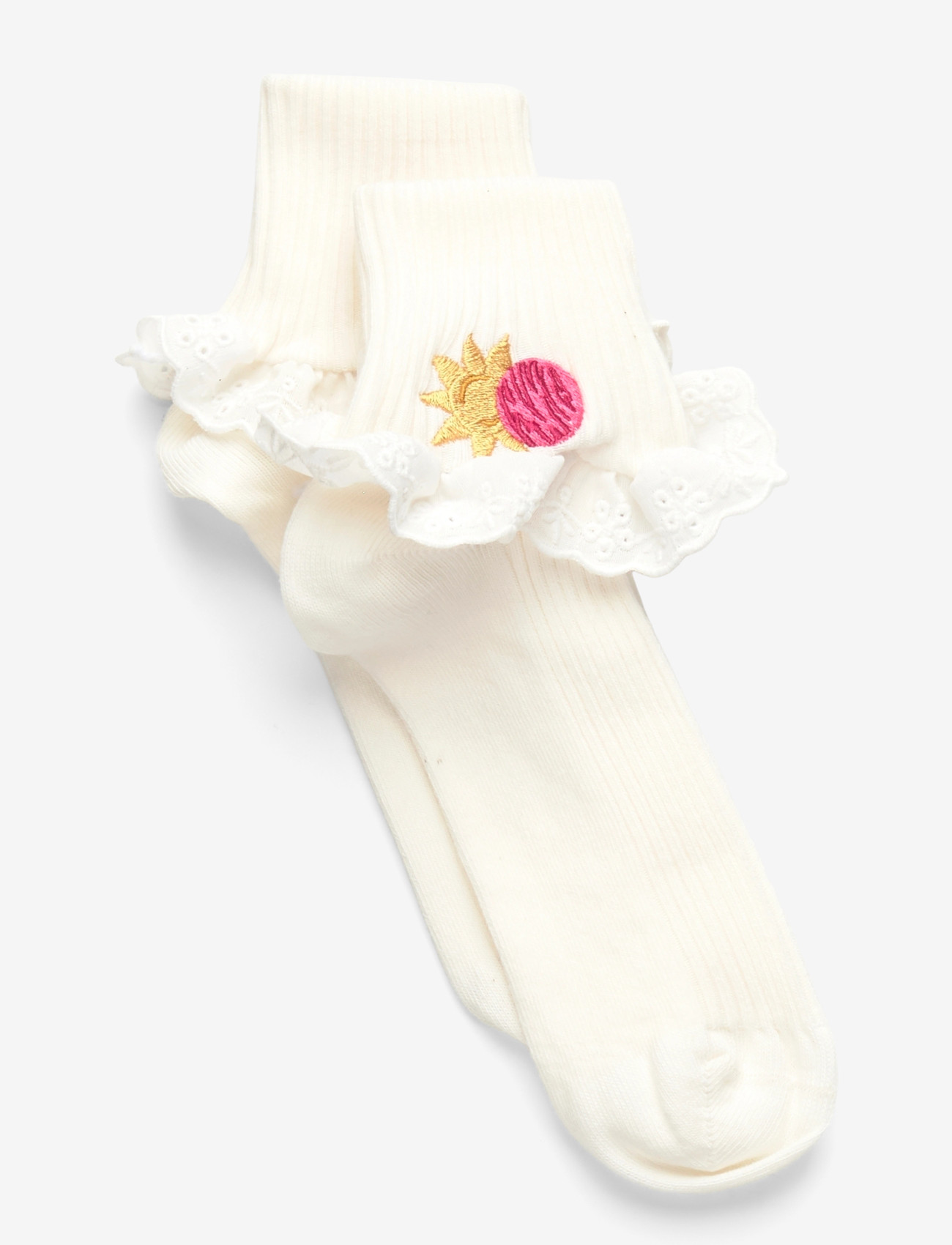 Mini Rodini - Space lace 1-pack socks - baby-socken - off-white - 0