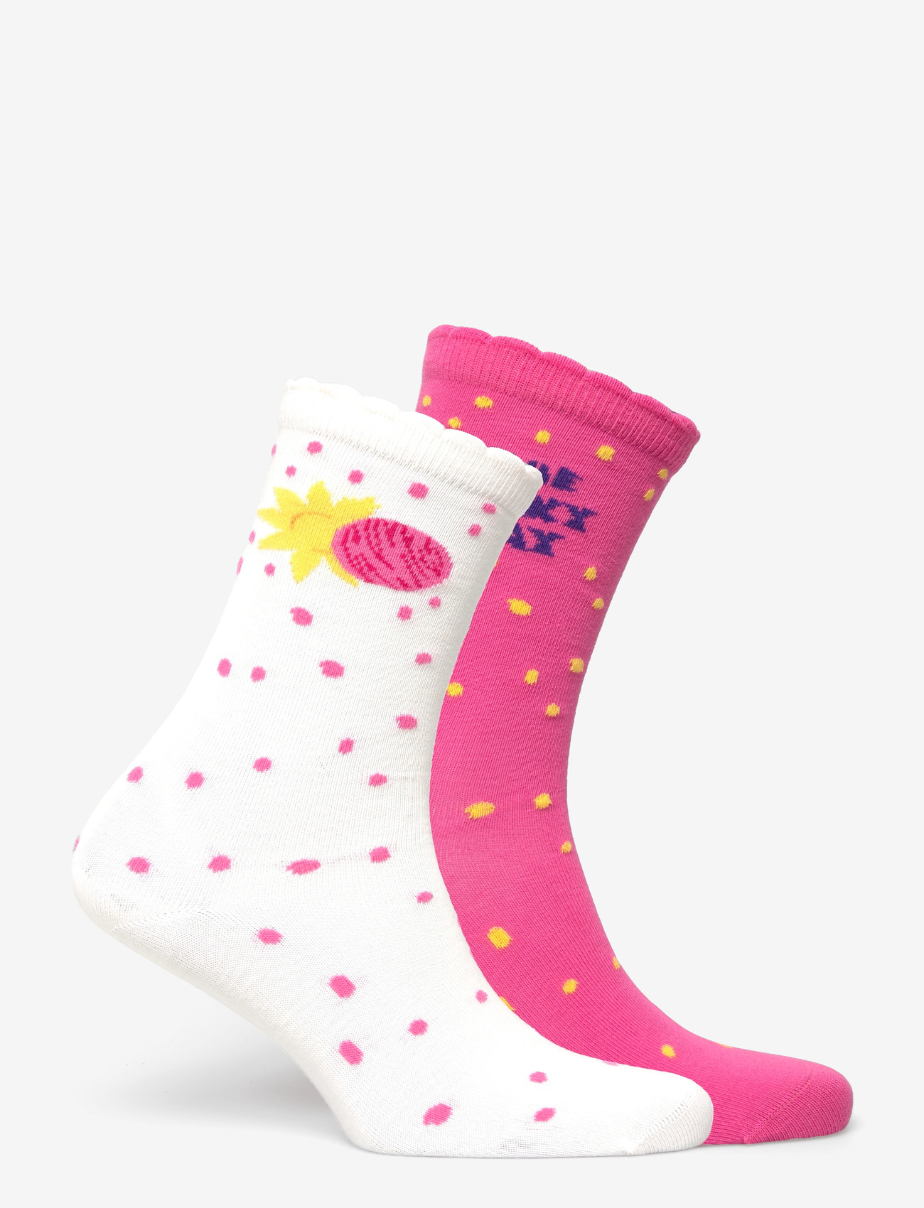 Mini Rodini - The milky way 2-pack socks - strømper - pink - 1