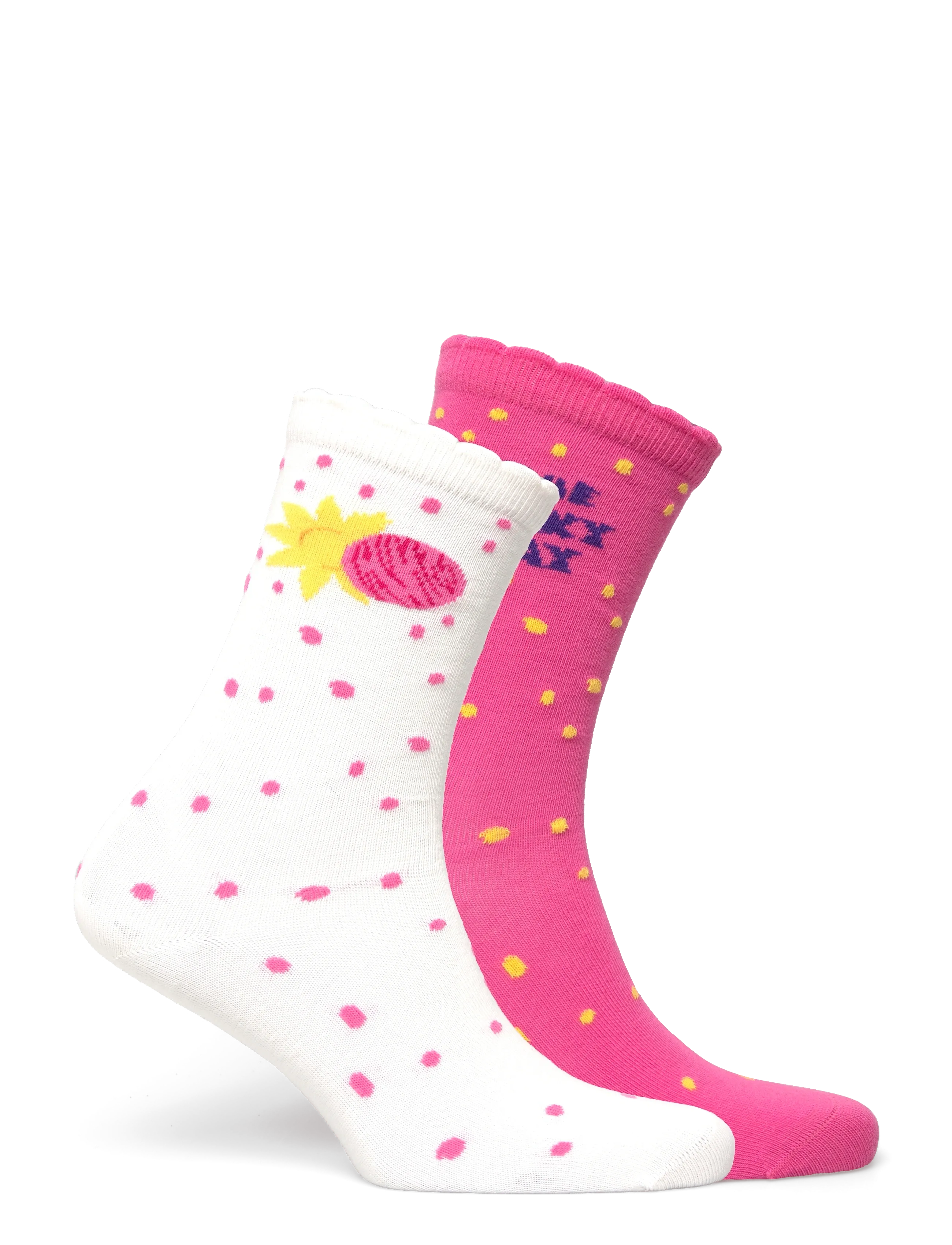 Mini Rodini - The milky way 2-pack socks - socks - pink - 1