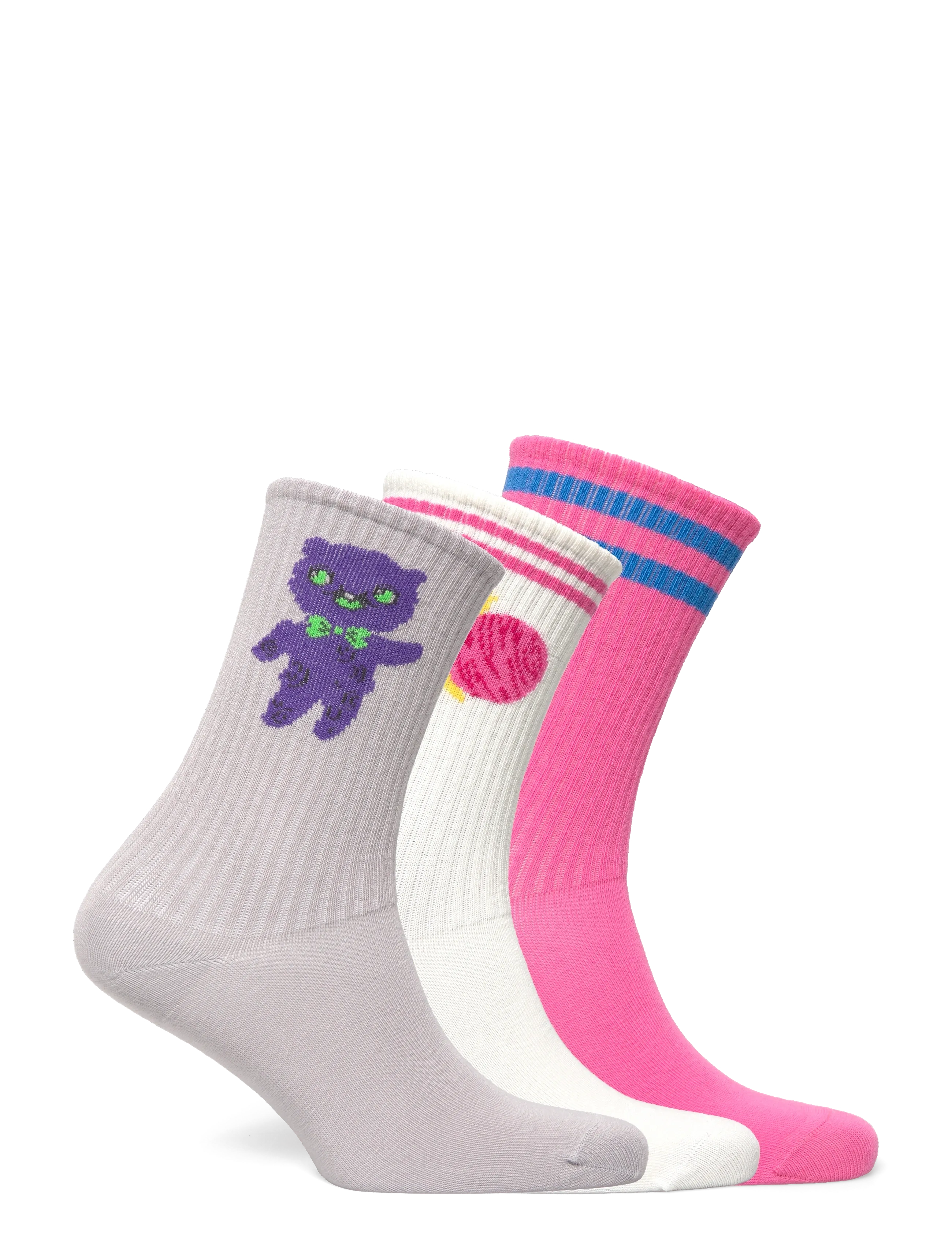 Mini Rodini - Alien 3-pack socks - sokid - multi - 1