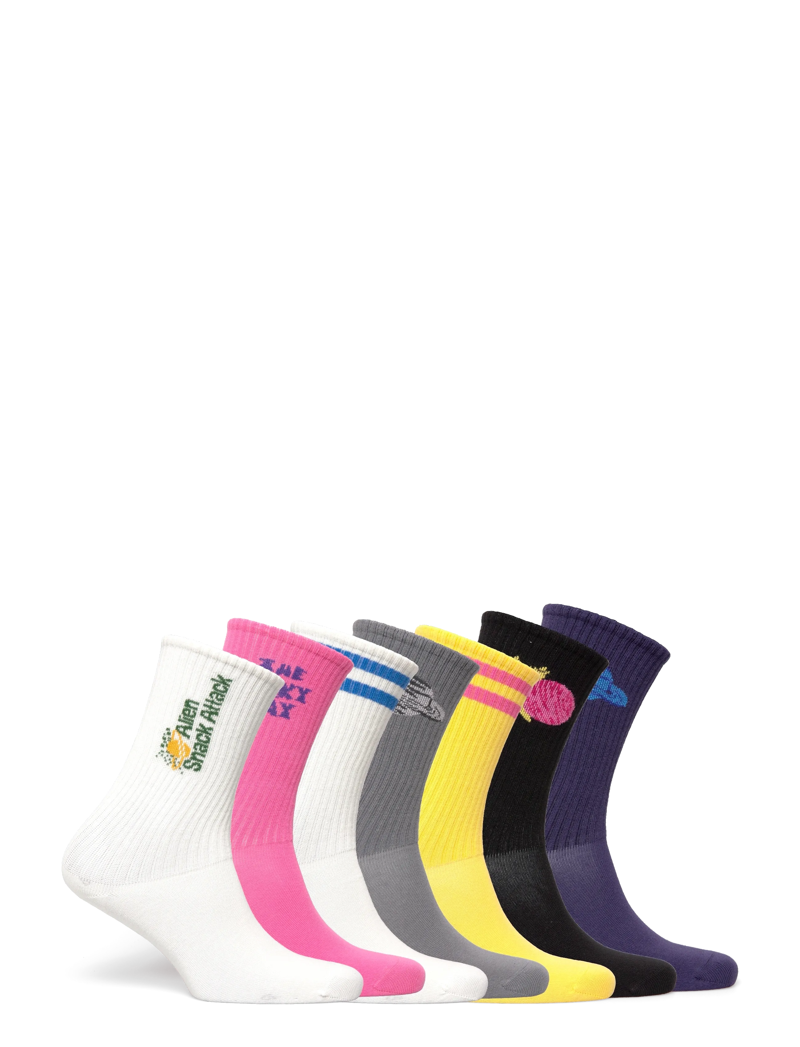 Mini Rodini - Alien 7-pack socks - multi - 1