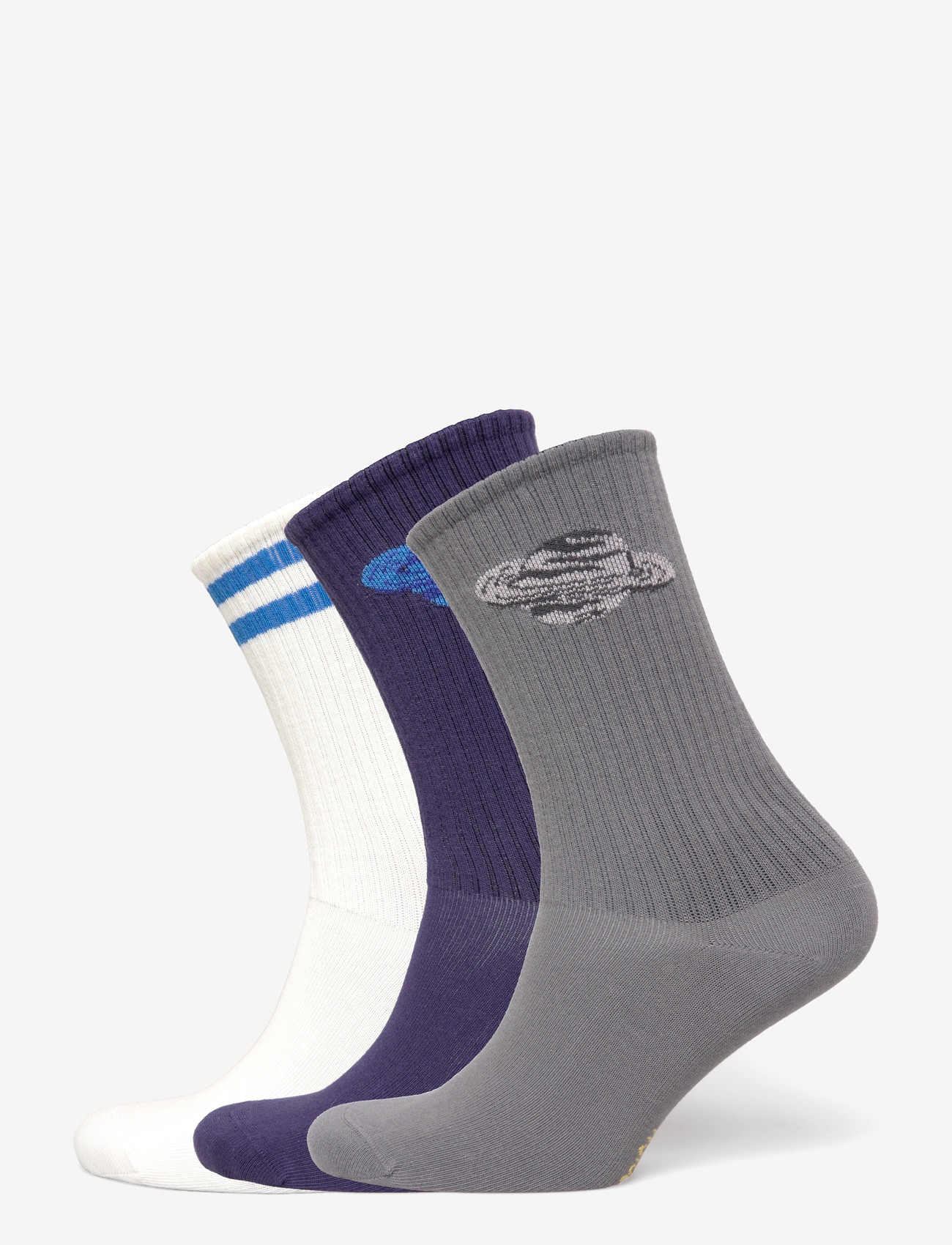 Mini Rodini - Planet 3-pack socks - sokid - multi - 0