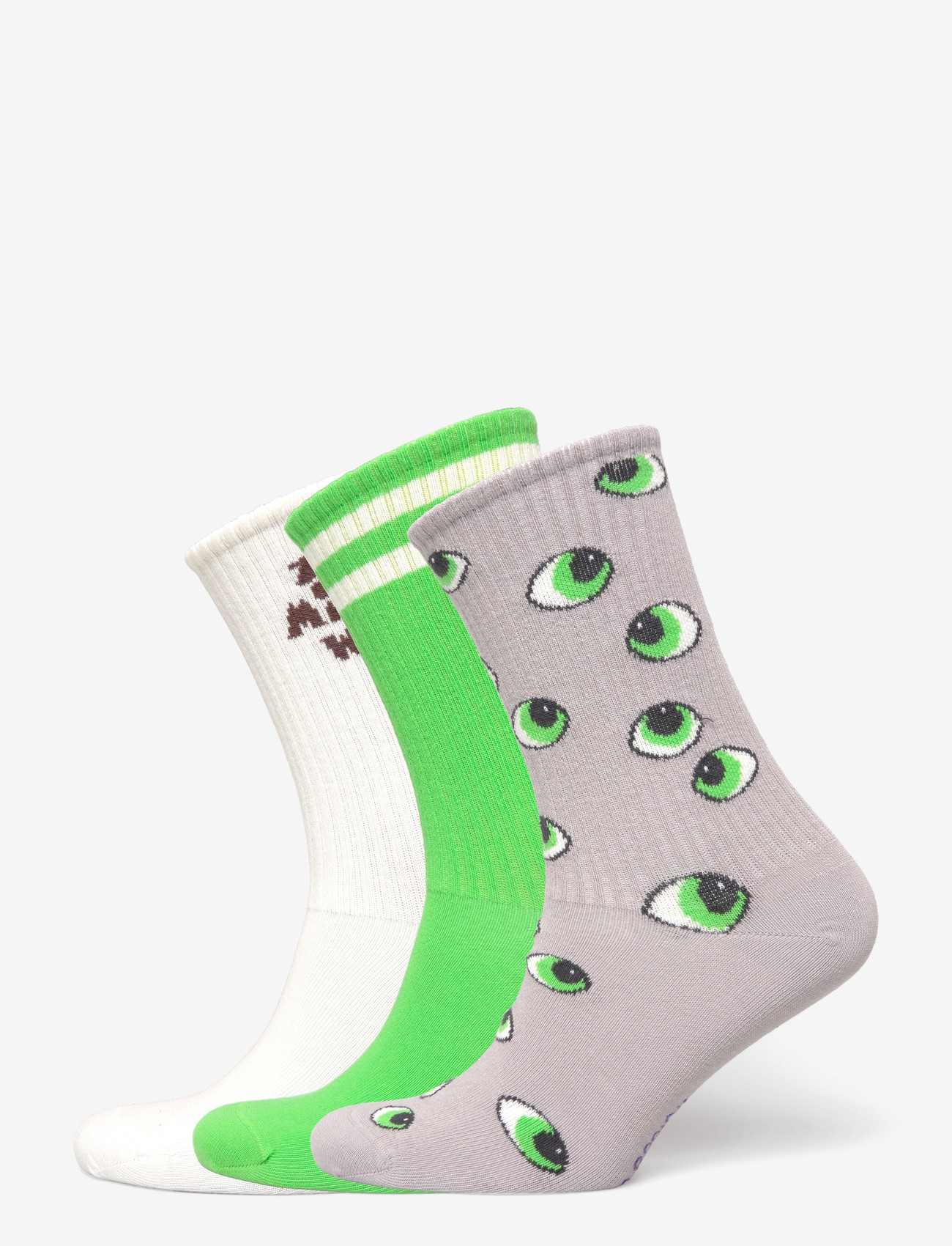 Mini Rodini - Eyes 3-pack socks - strümpfe - multi - 0