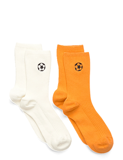 Mini Rodini Football emb ribbed 2-pack socks - Fußballsocken - MULTI / multi
