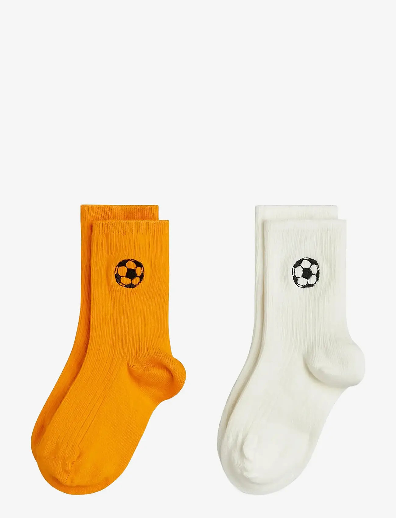 Mini Rodini - Football emb ribbed 2-pack socks - fodboldsokker - multi - 1