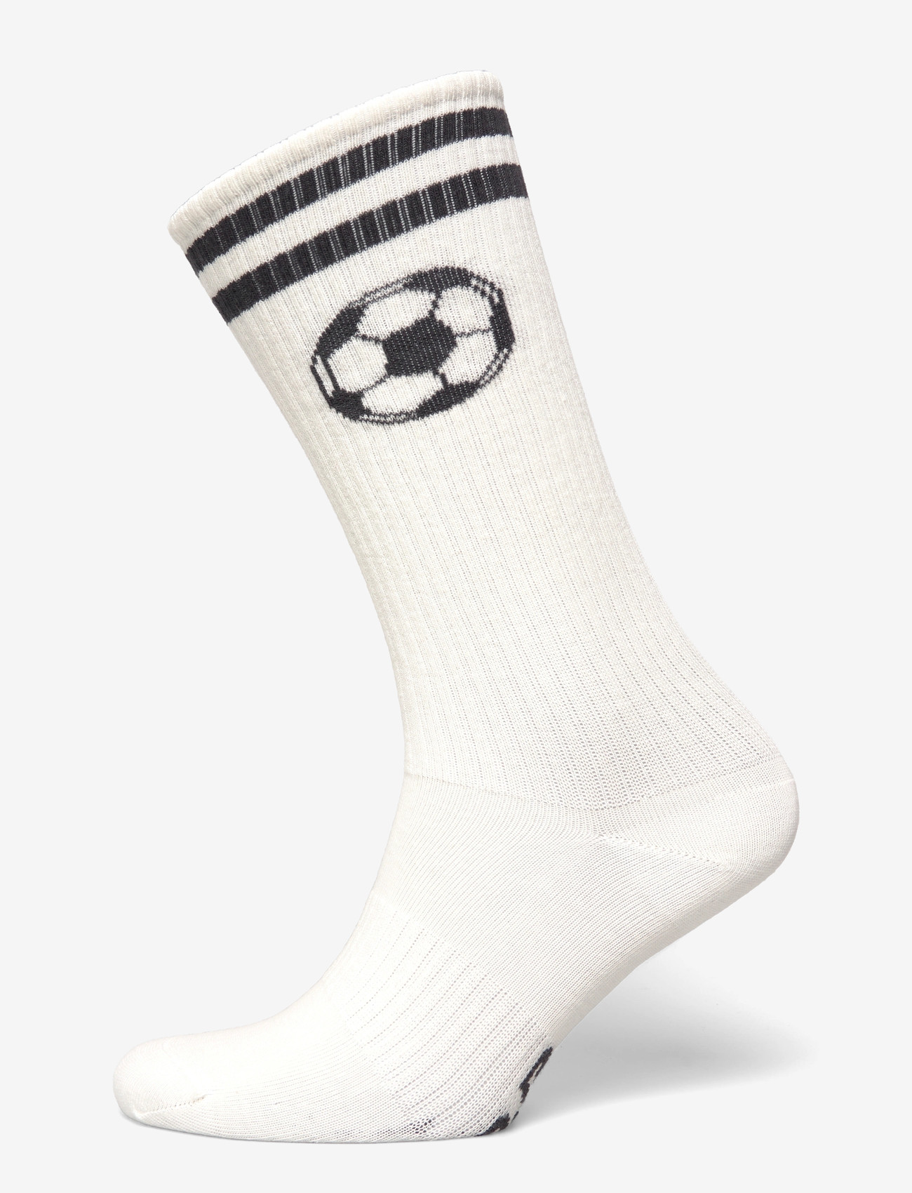Mini Rodini - Football knee-high socks - football socks - off-white - 0