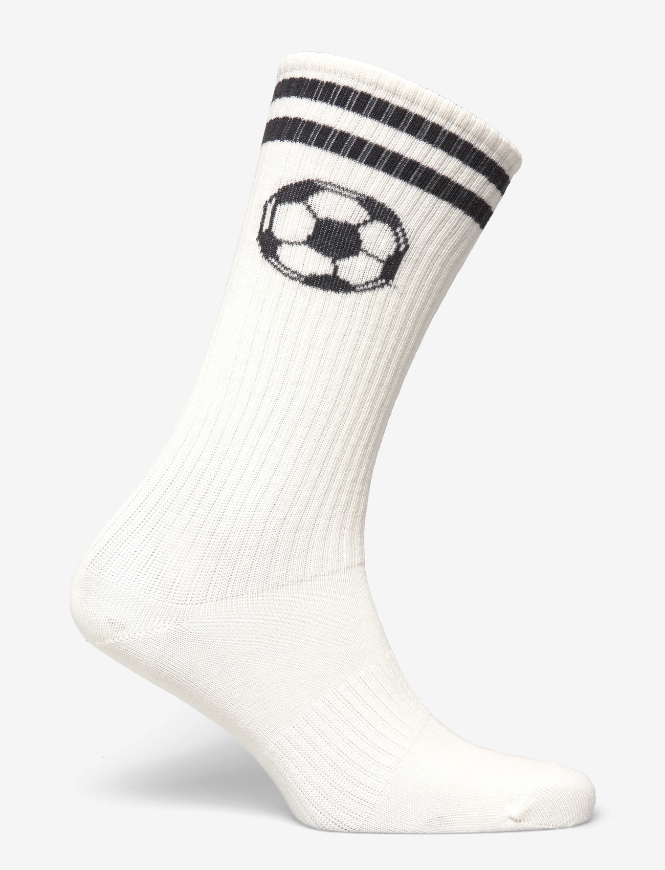Mini Rodini - Football knee-high socks - football socks - off-white - 1