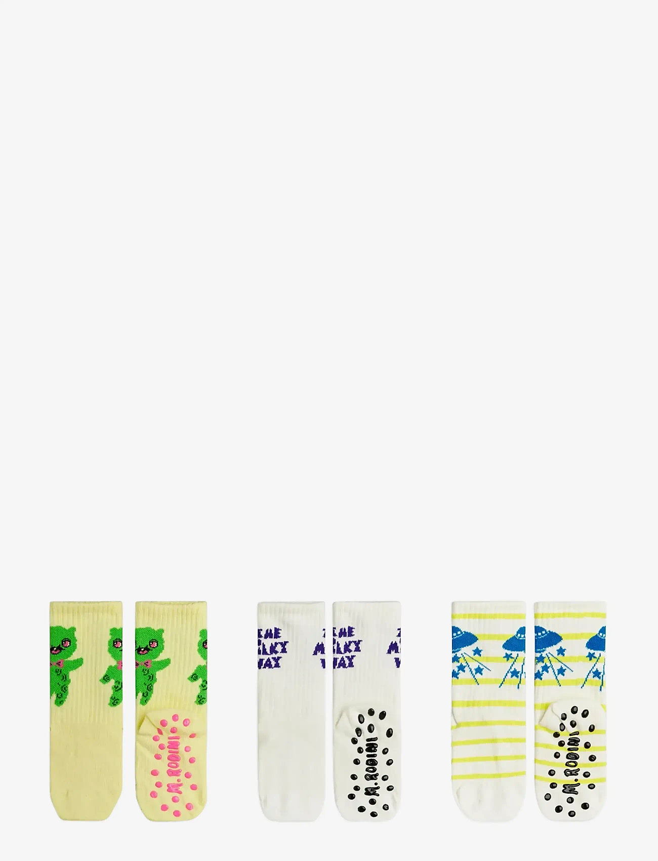 Mini Rodini - The milky way 3-pack anti-slip socks - baby-socken - multi - 2