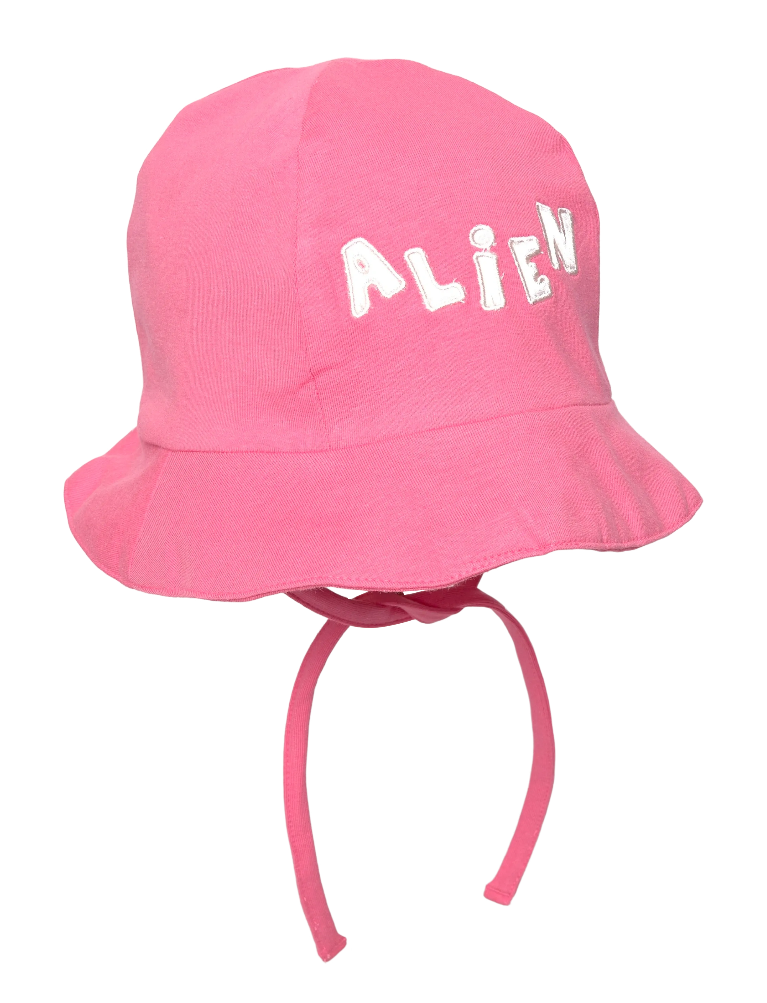Mini Rodini Alien Application Baby Sun Hat, Børn, Baby Solhat, Pink, Str: 40/42