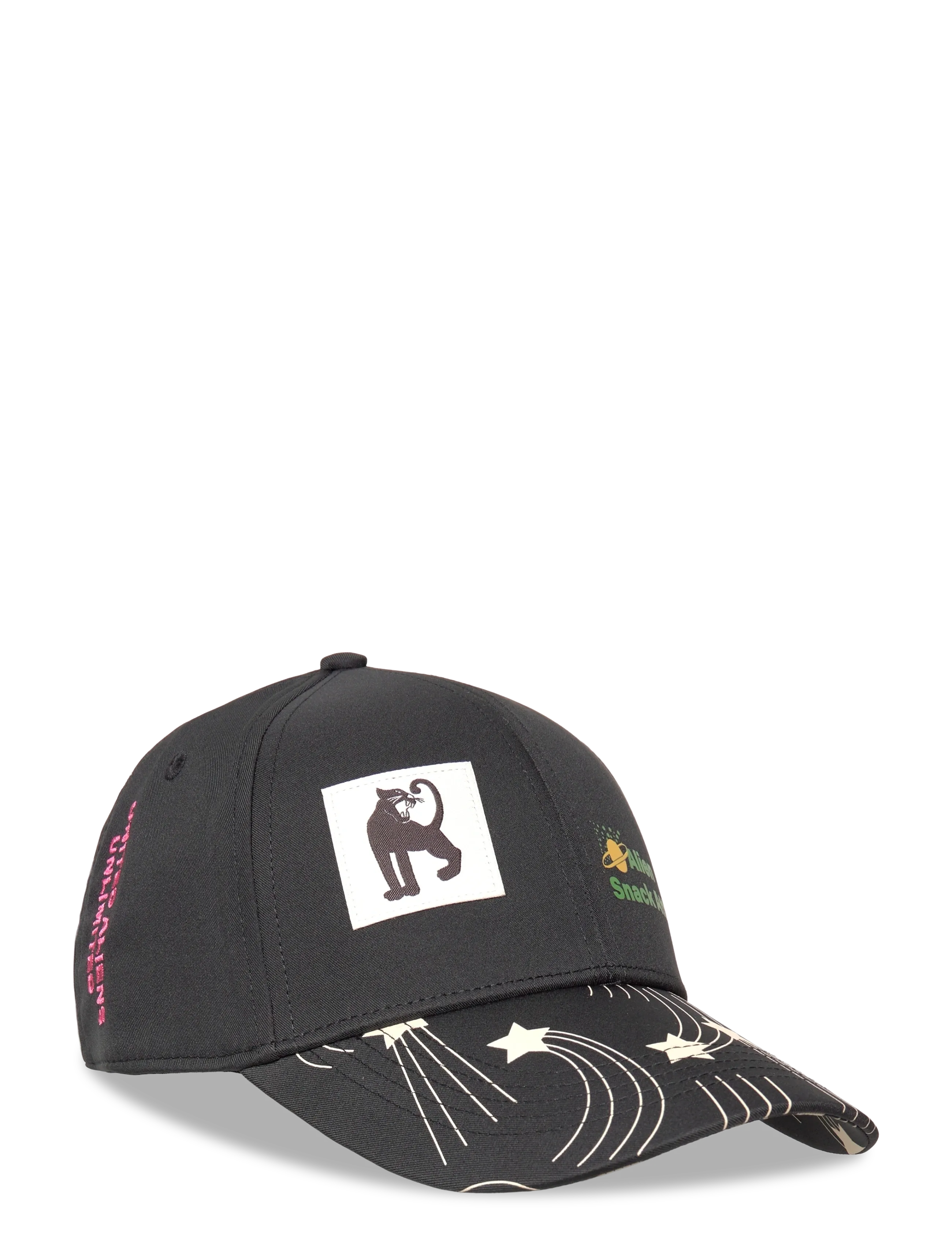 Mini Rodini Snack attack emb cap - Accessories - BLACK / black