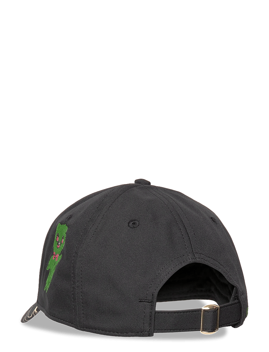 Mini Rodini - Snack attack emb cap - petten - black - 1