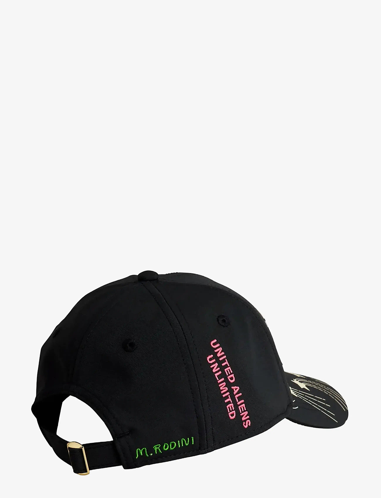 Mini Rodini - Snack attack emb cap - caps - black - 2