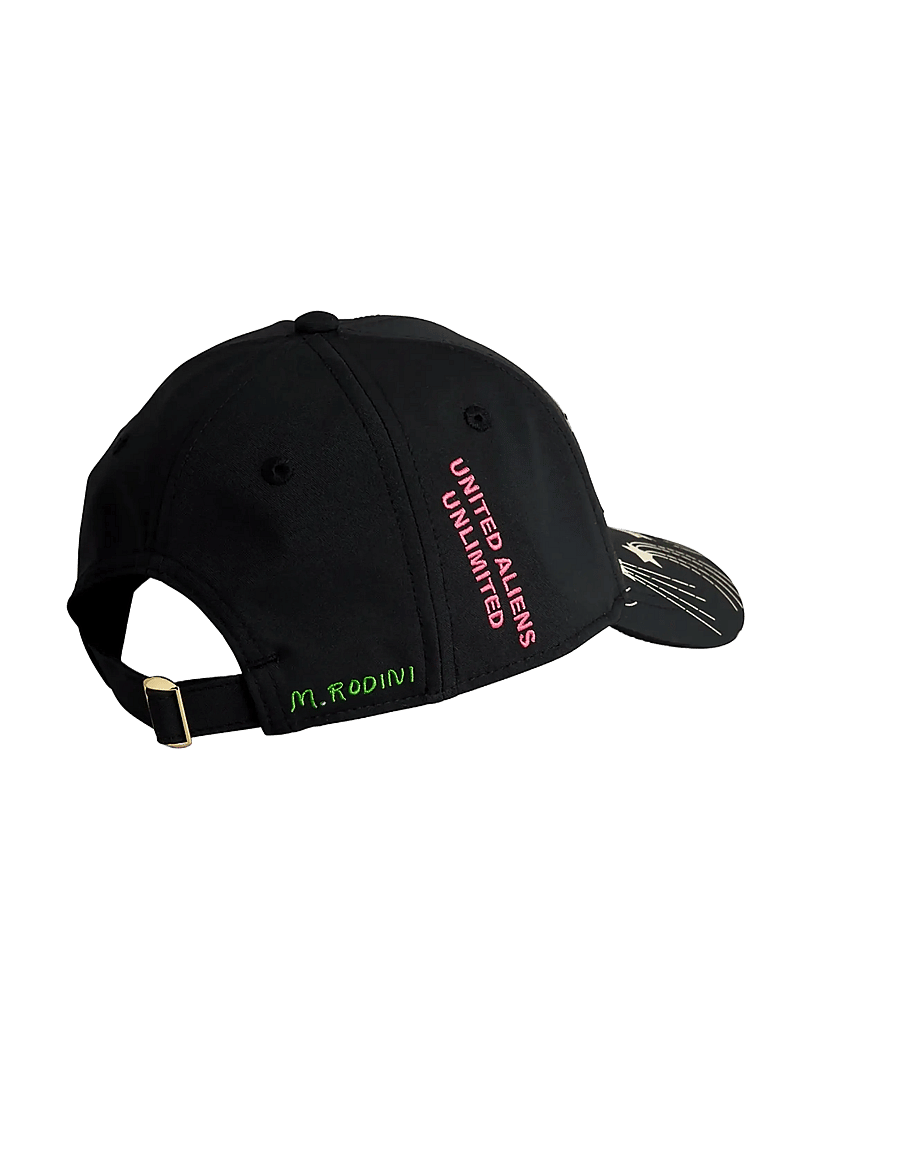 Mini Rodini - Snack attack emb cap - petten - black - 2