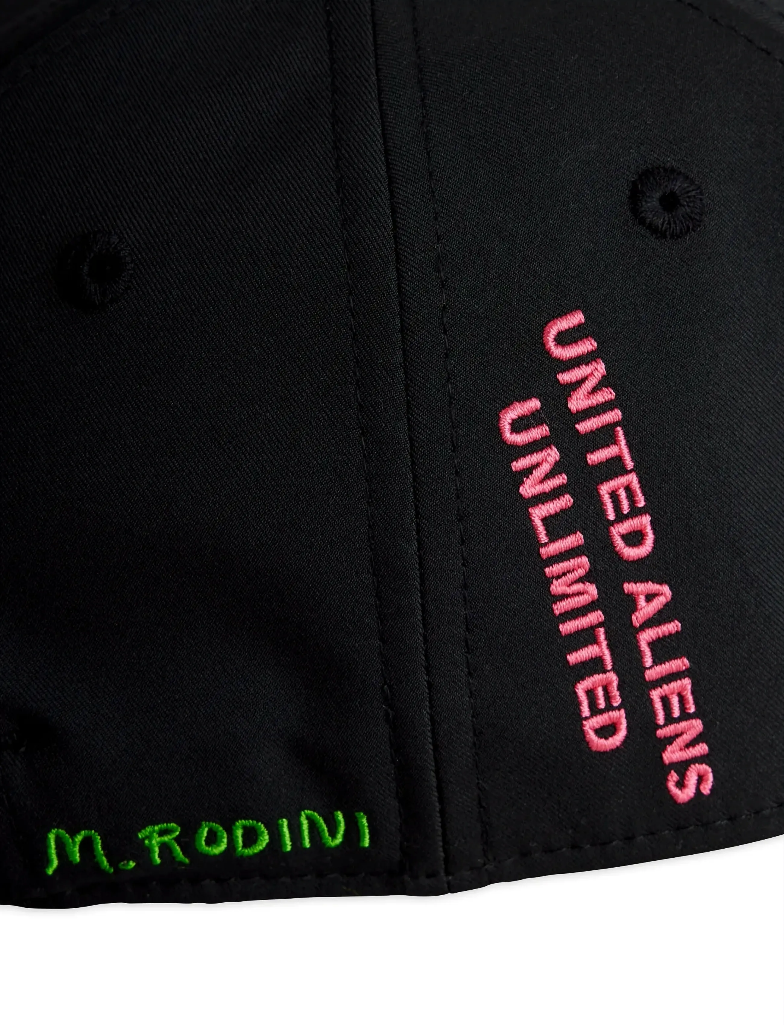 Mini Rodini - Snack attack emb cap - caps - black - 3