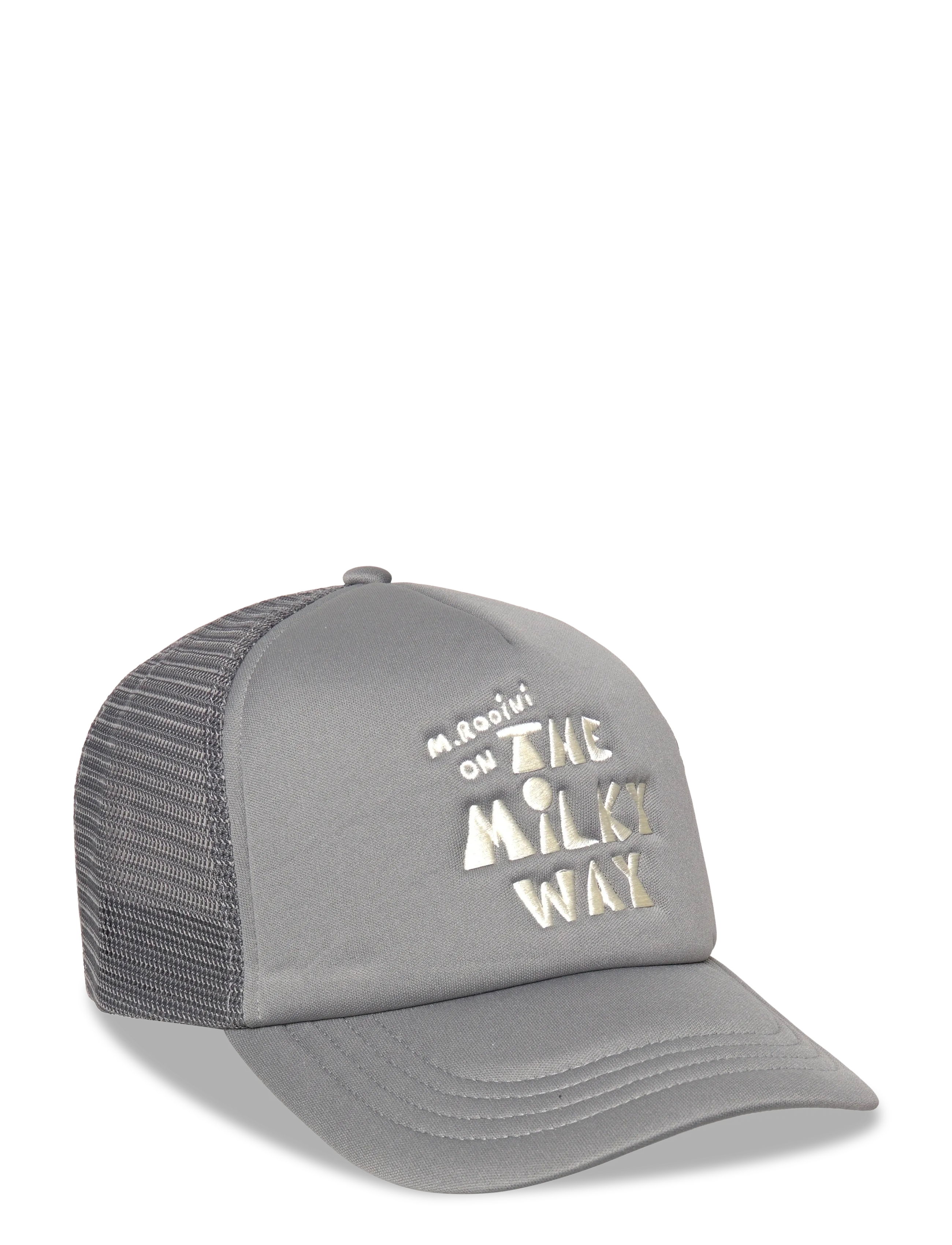 Mini Rodini The Milky Way Emb Trucker Cap, 48/50, Grey, Hovedbeklædning > Kasketter, Børn
