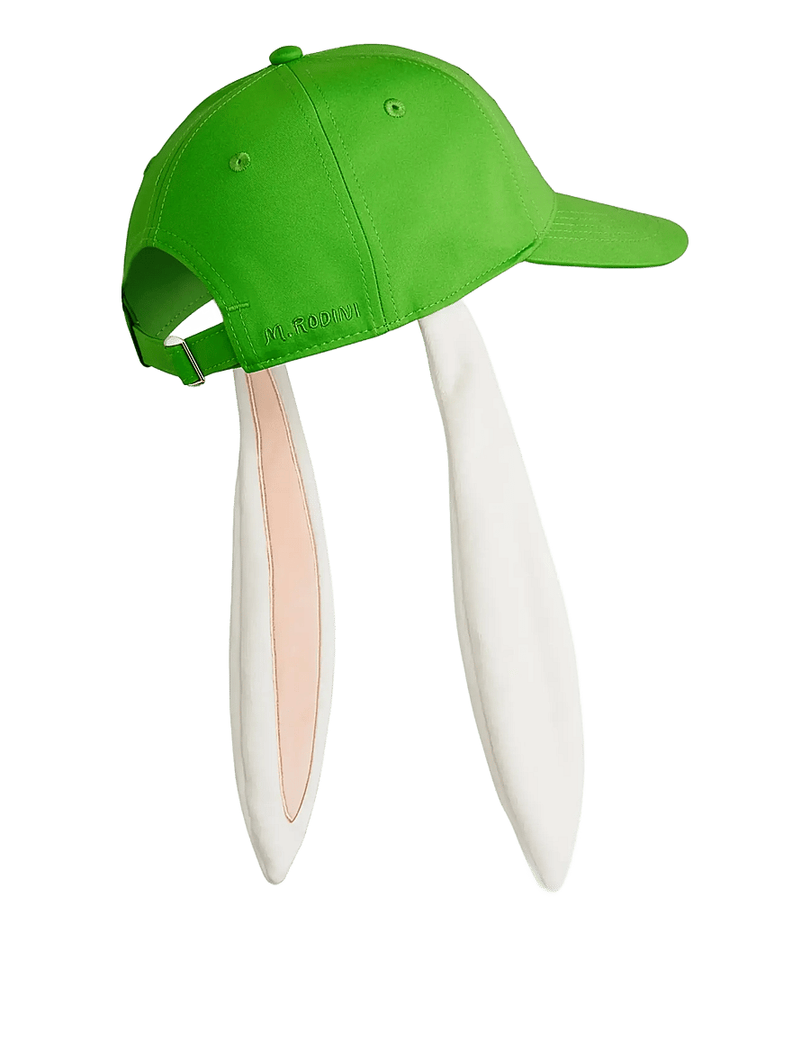 Mini Rodini - Aliens unlimited rabbit ear cap - caps - green - 2