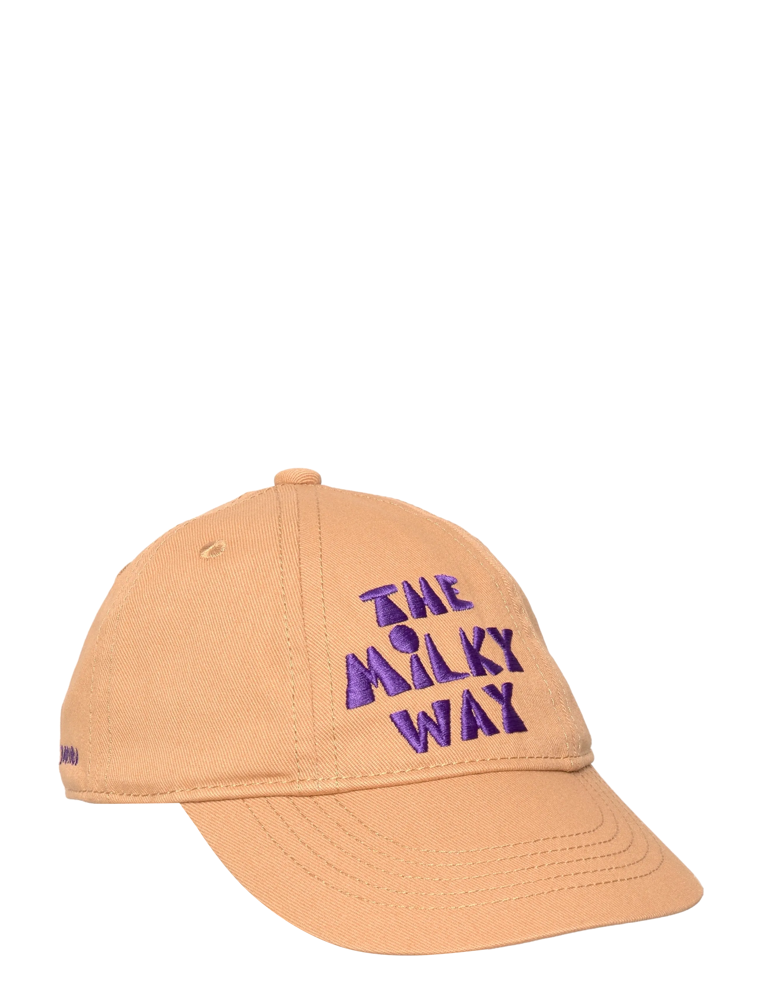 Mini Rodini The Milky Way Emb Soft Cap, 44/46, Orange, Hovedbeklædning > Kasketter, Børn