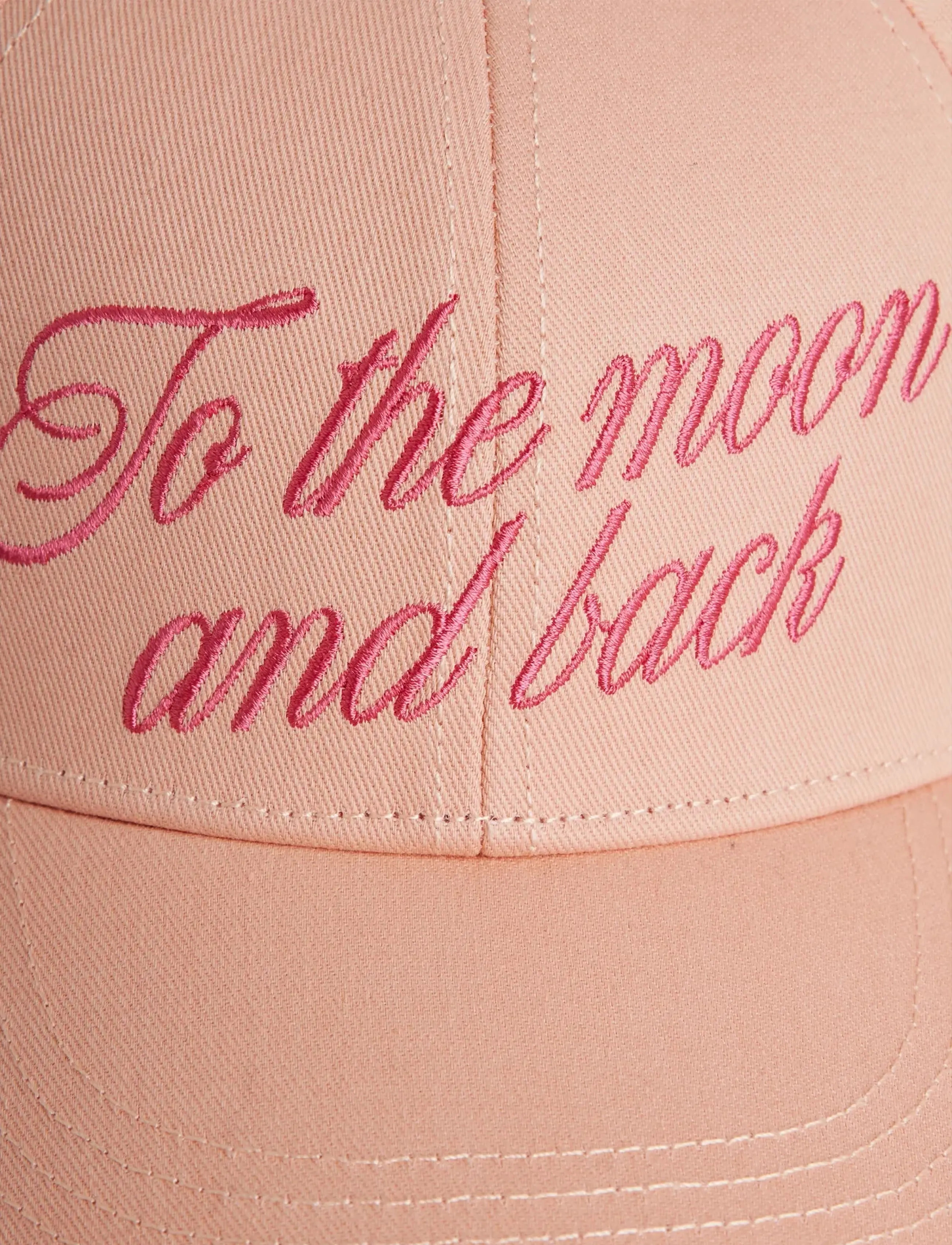 Mini Rodini - To the moon emb cap - caps - pink - 2