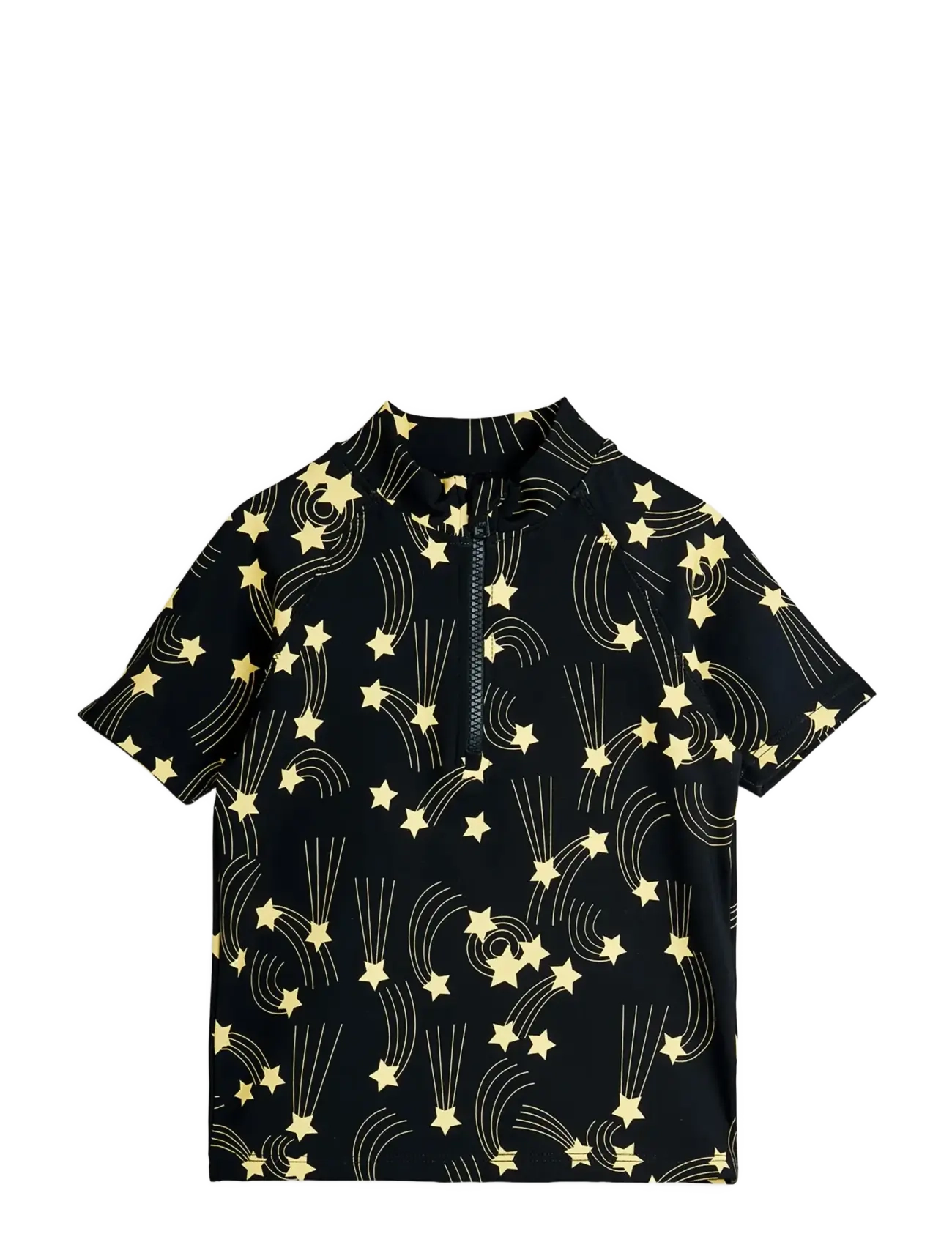 Mini Rodini Starfall aop ss uv top - Kids 98-134 - BLACK / black