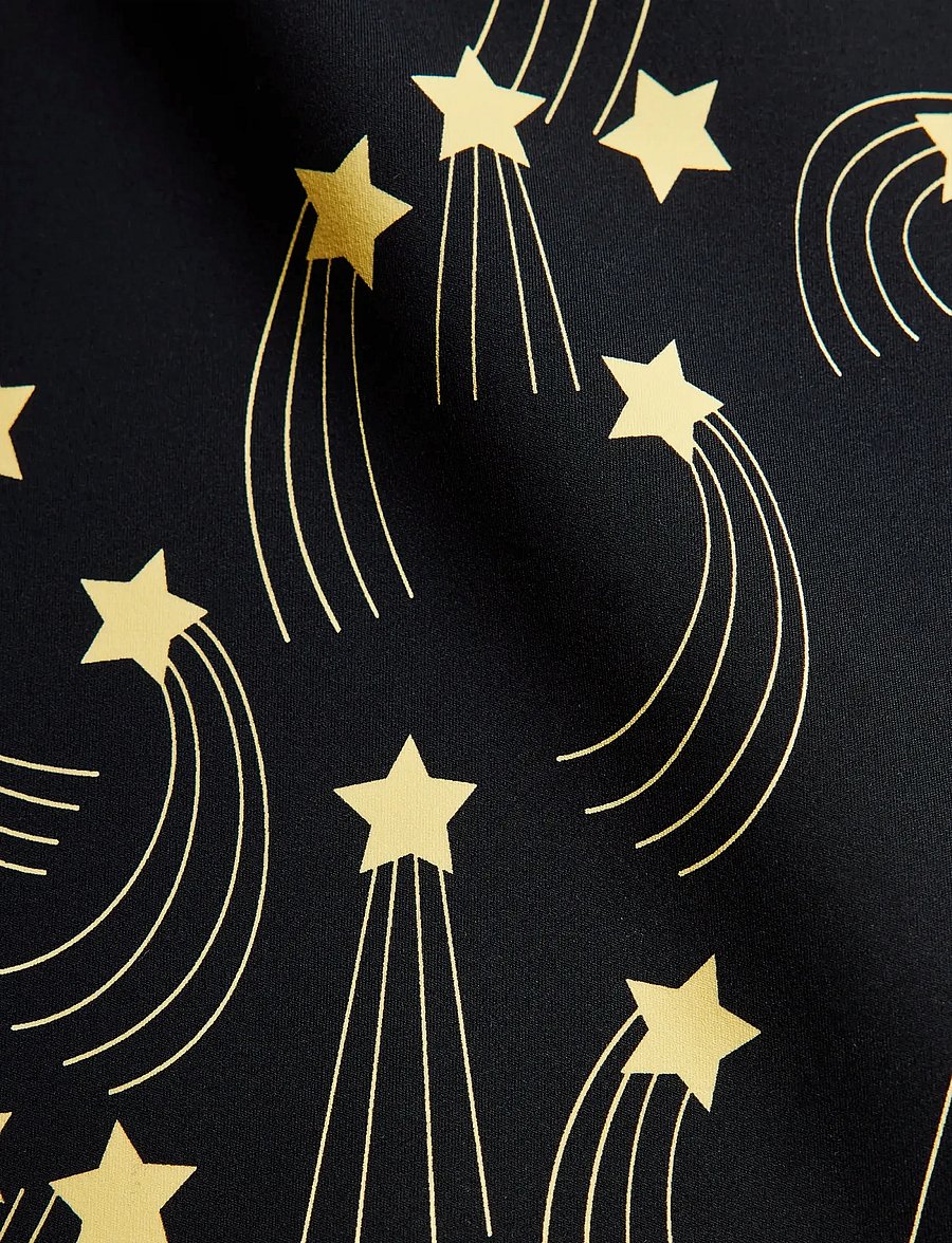 Mini Rodini - Starfall aop ss uv top - hauts de maillot de bain - black - 2