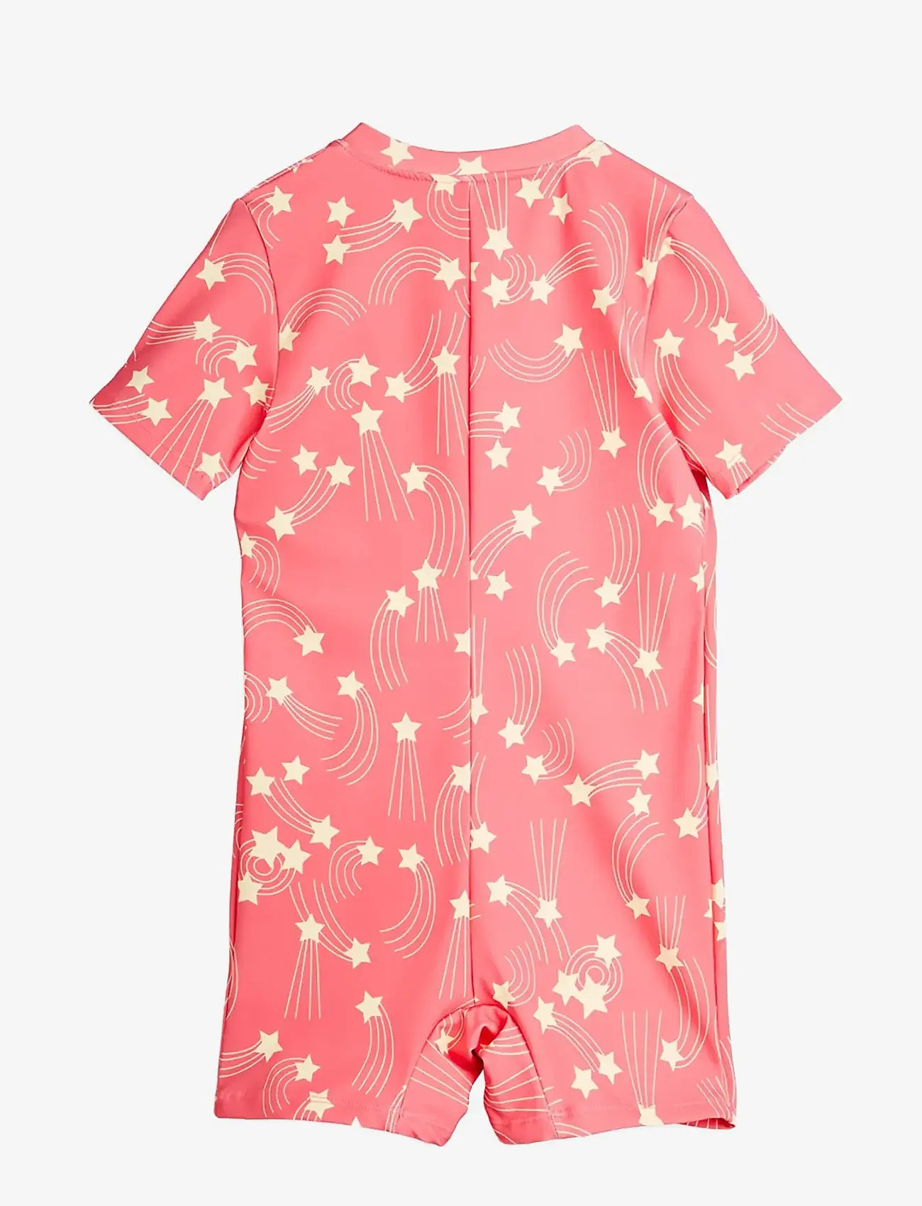 Mini Rodini - Starfall aop ss uv suit - badeanzüge - pink - 1