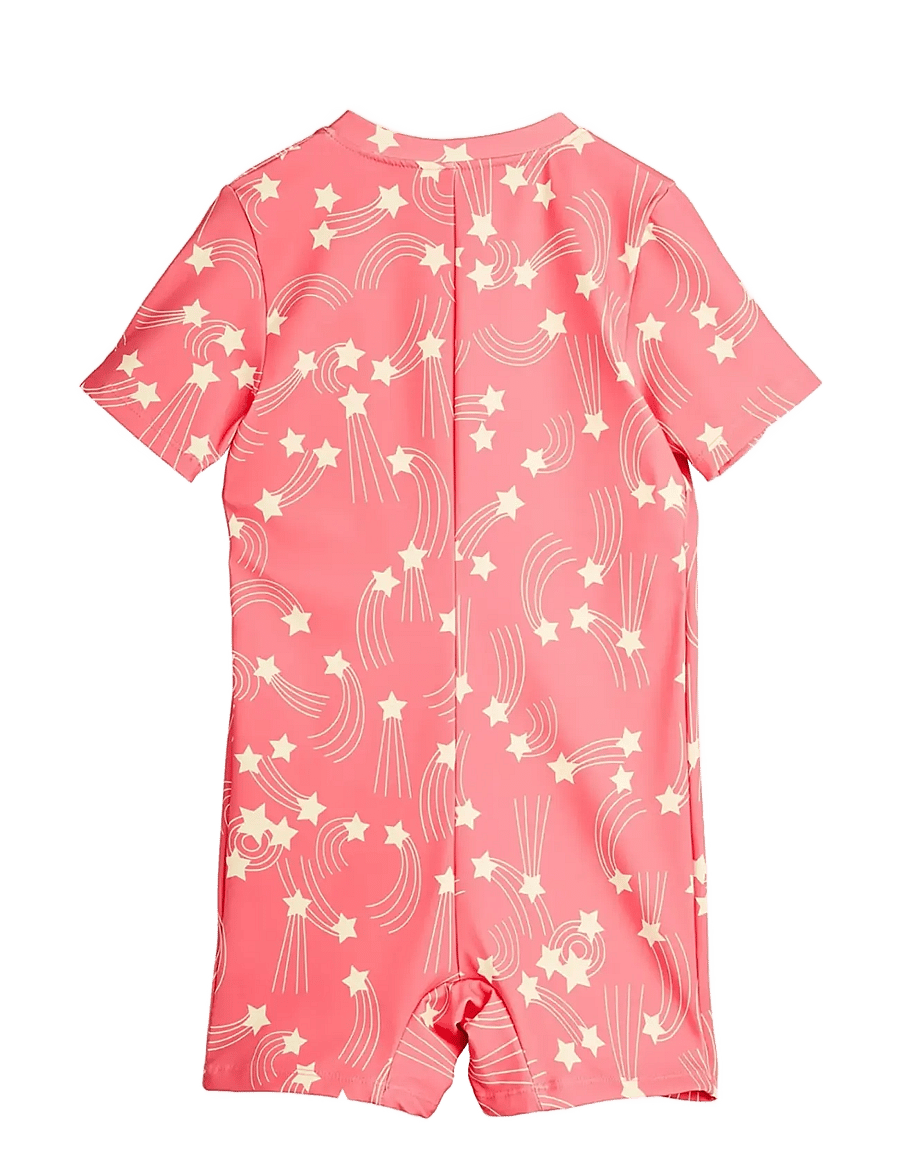 Mini Rodini - Starfall aop ss uv suit - maillots 1 pièce - pink - 1