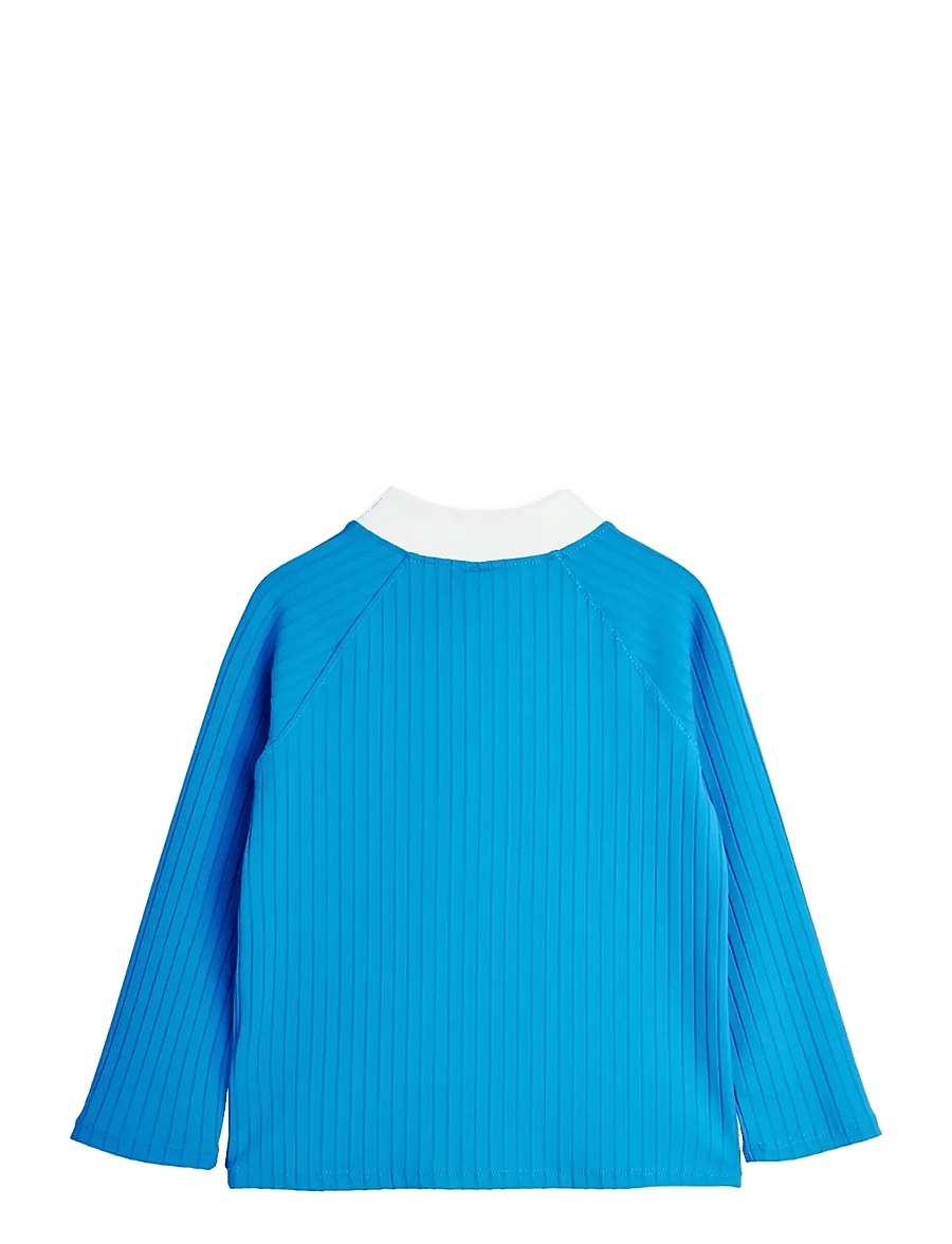 Mini Rodini - Travel agency patch ls uv top - bade-oberteile - blue - 1