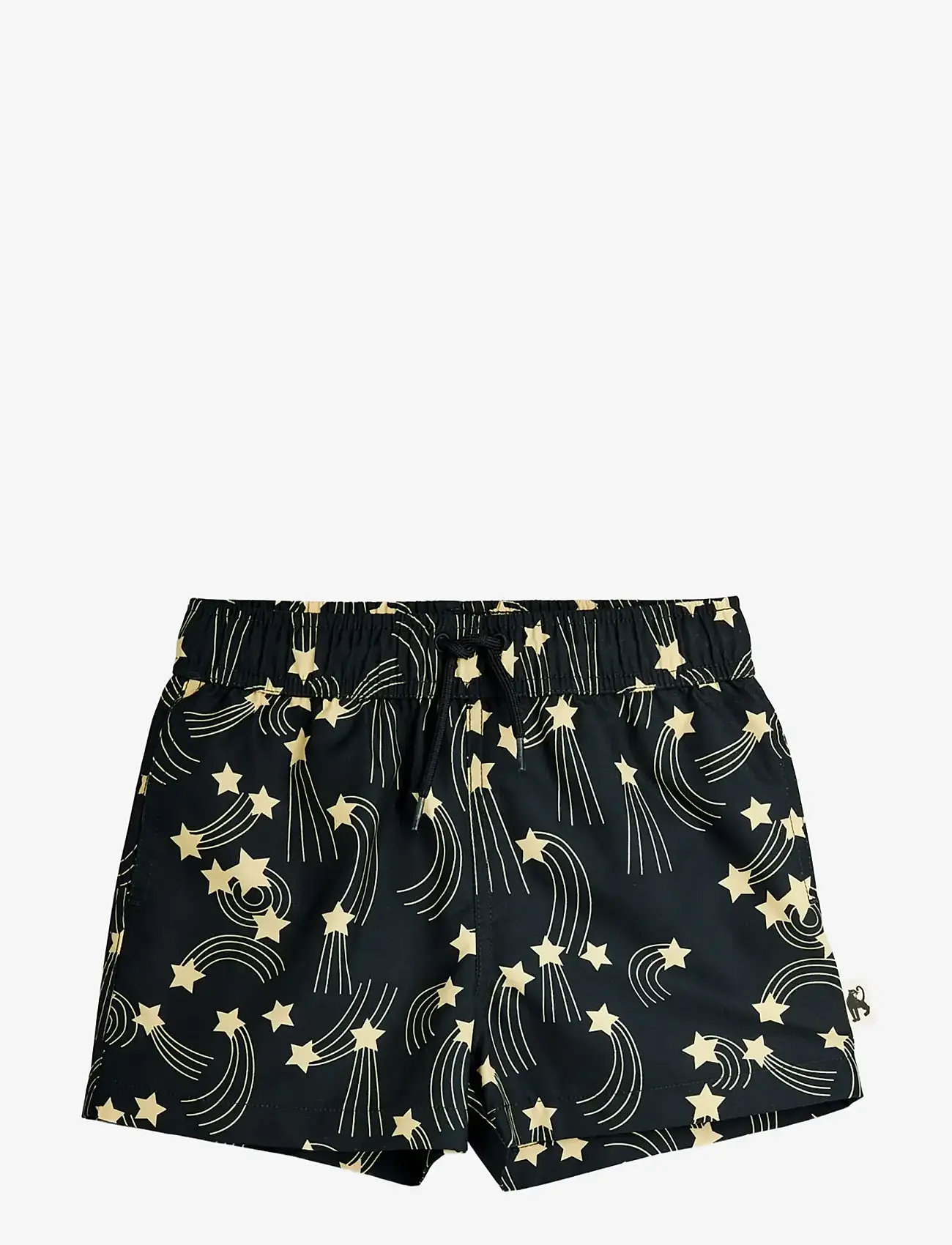 Mini Rodini - Starfall aop swim shorts - ujumispüksid - black - 0