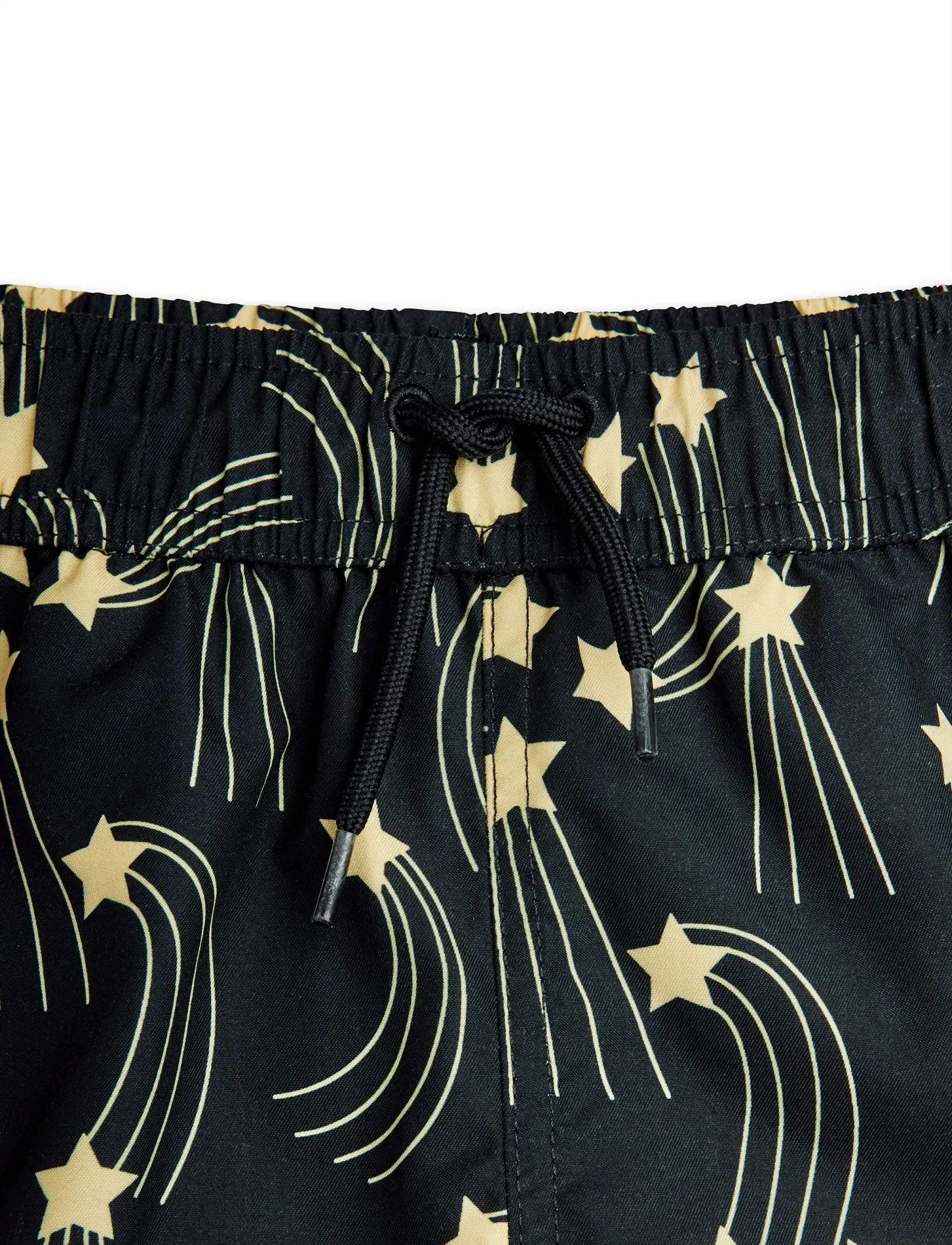 Mini Rodini - Starfall aop swim shorts - badehosen - black - 2